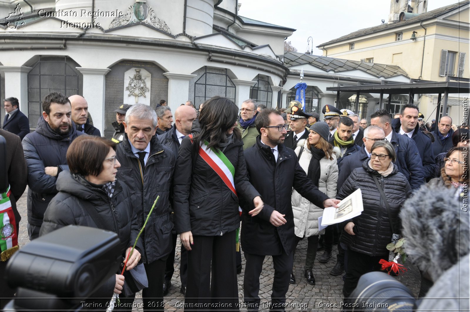 Torino 6 Dicembre 2018 - Commemorazione vittime Thyssenkrupp - Croce Rossa Italiana- Comitato Regionale del Piemonte