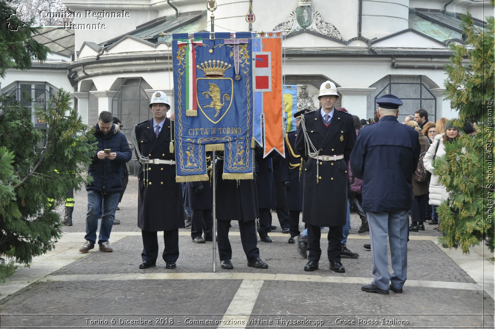 Torino 6 Dicembre 2018 - Commemorazione vittime Thyssenkrupp - Croce Rossa Italiana- Comitato Regionale del Piemonte