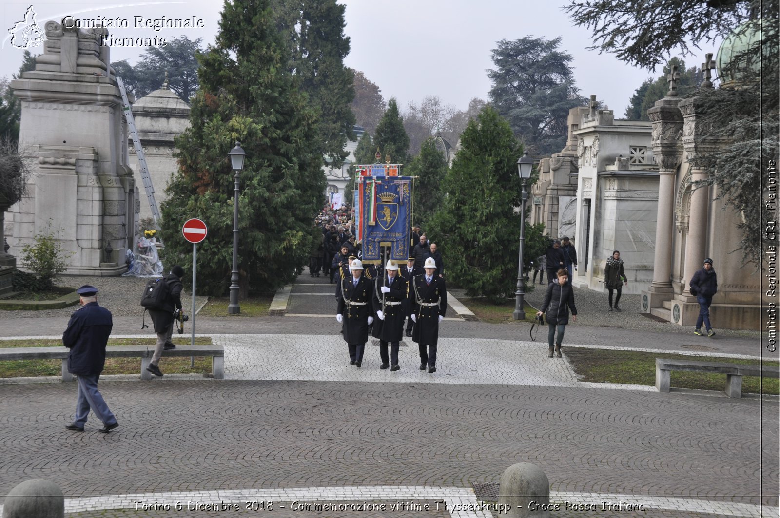 Torino 6 Dicembre 2018 - Commemorazione vittime Thyssenkrupp - Croce Rossa Italiana- Comitato Regionale del Piemonte