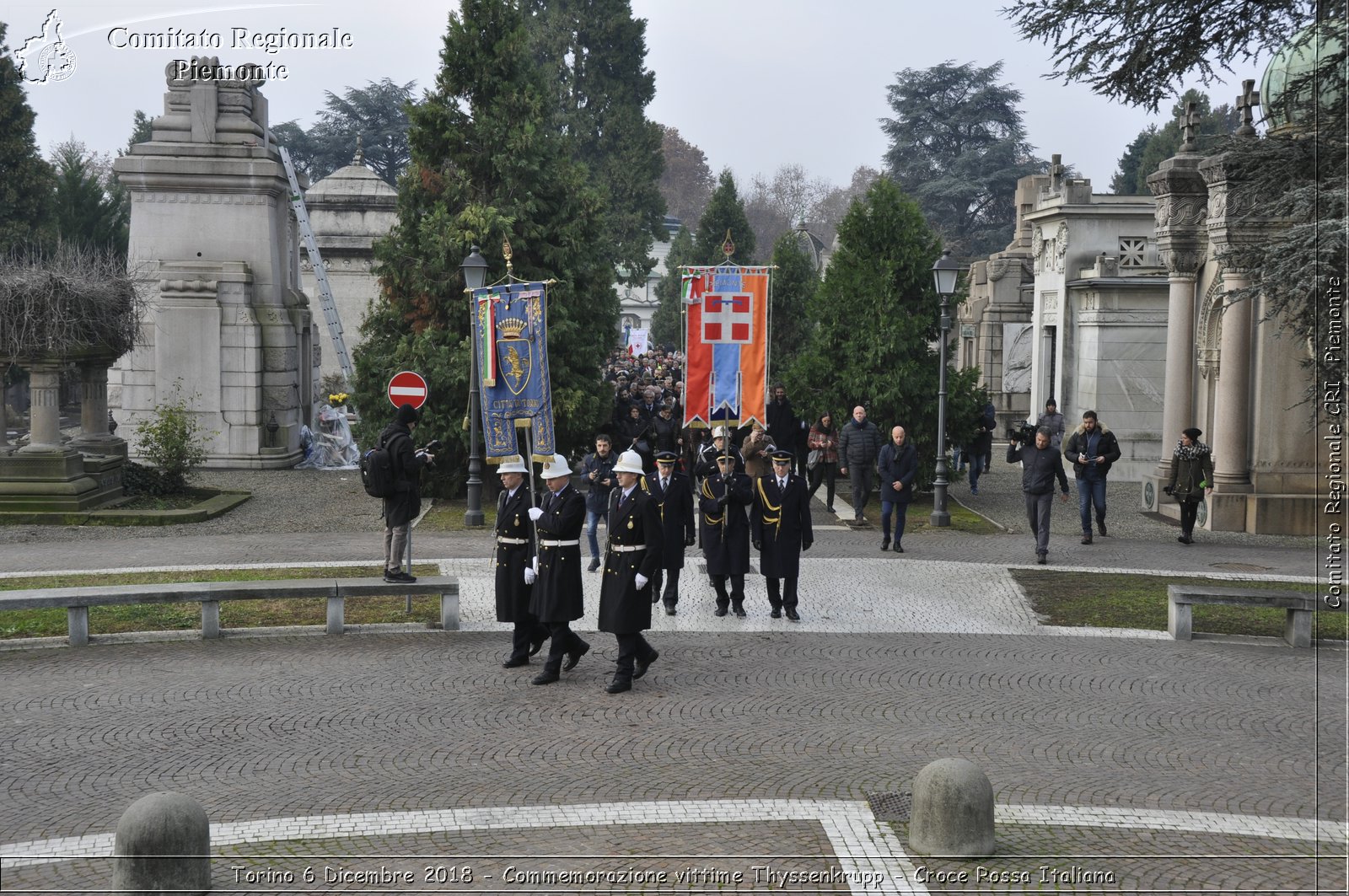 Torino 6 Dicembre 2018 - Commemorazione vittime Thyssenkrupp - Croce Rossa Italiana- Comitato Regionale del Piemonte