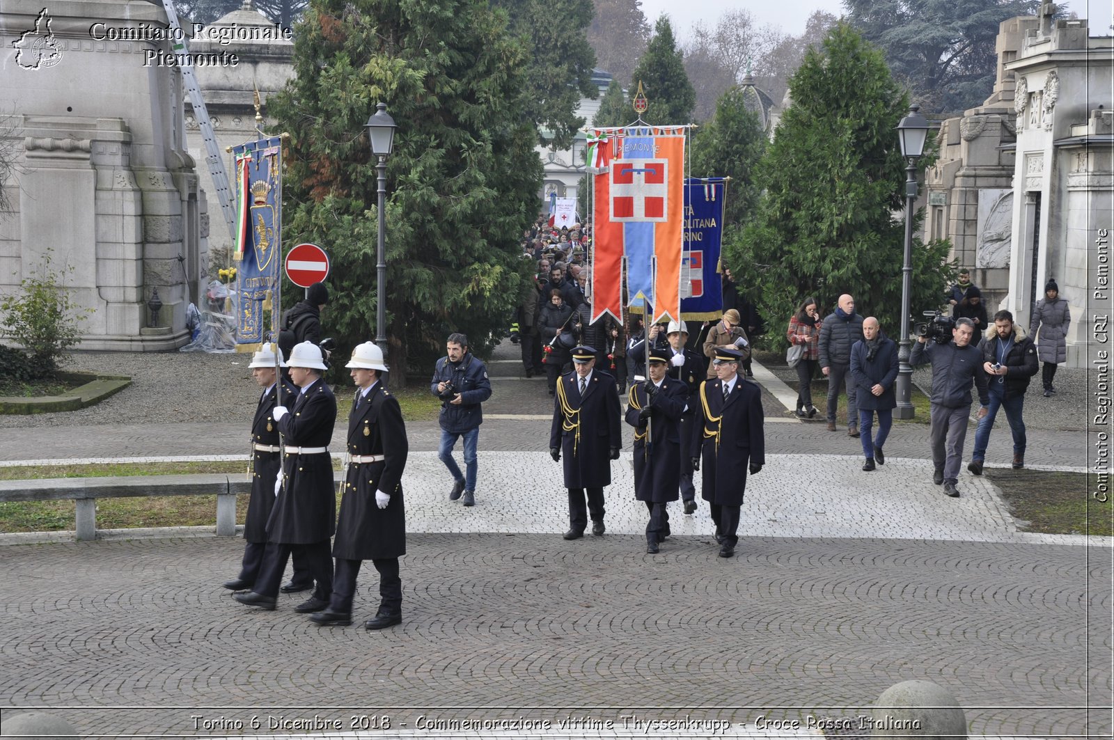 Torino 6 Dicembre 2018 - Commemorazione vittime Thyssenkrupp - Croce Rossa Italiana- Comitato Regionale del Piemonte