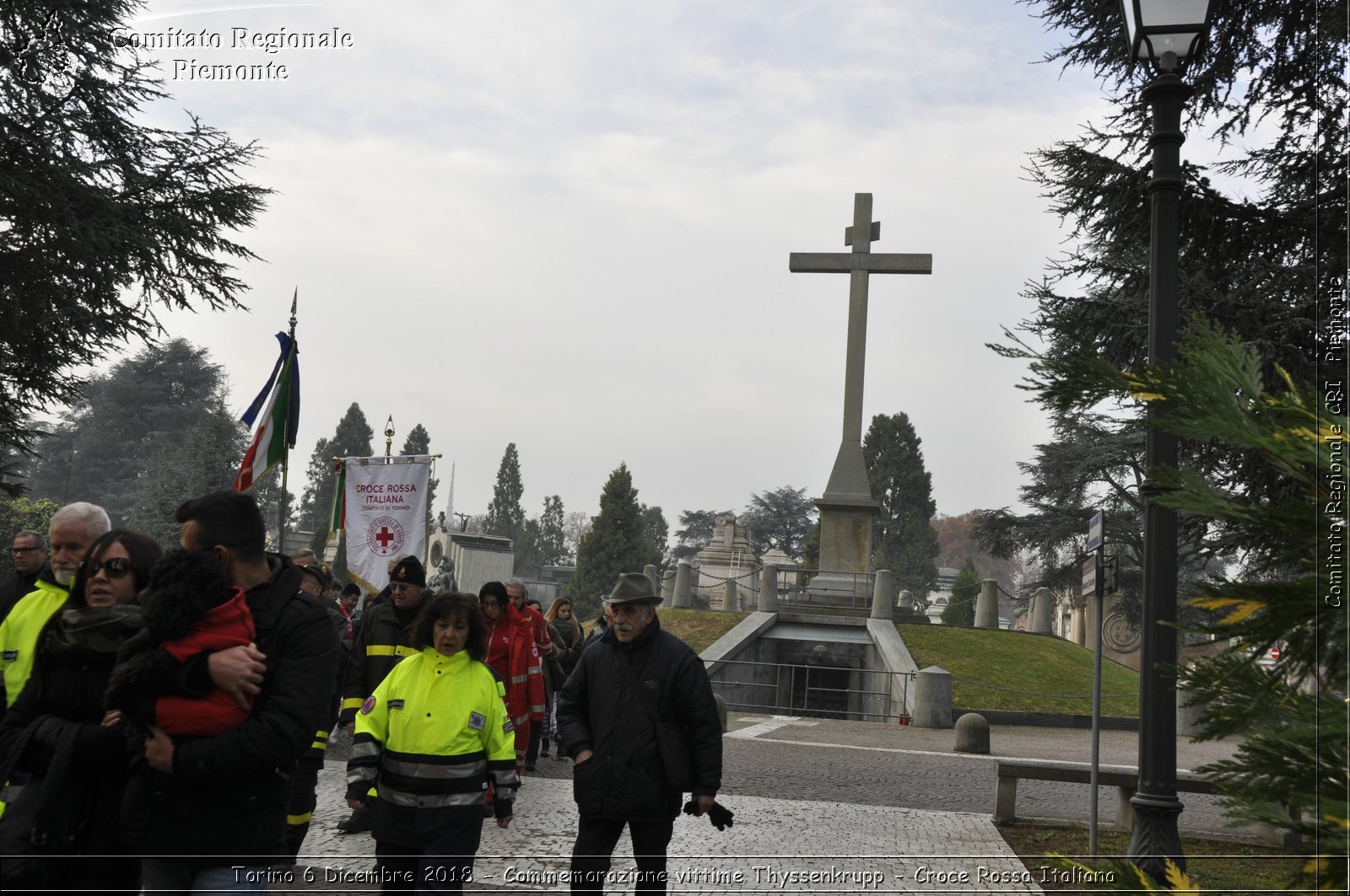 Torino 6 Dicembre 2018 - Commemorazione vittime Thyssenkrupp - Croce Rossa Italiana- Comitato Regionale del Piemonte