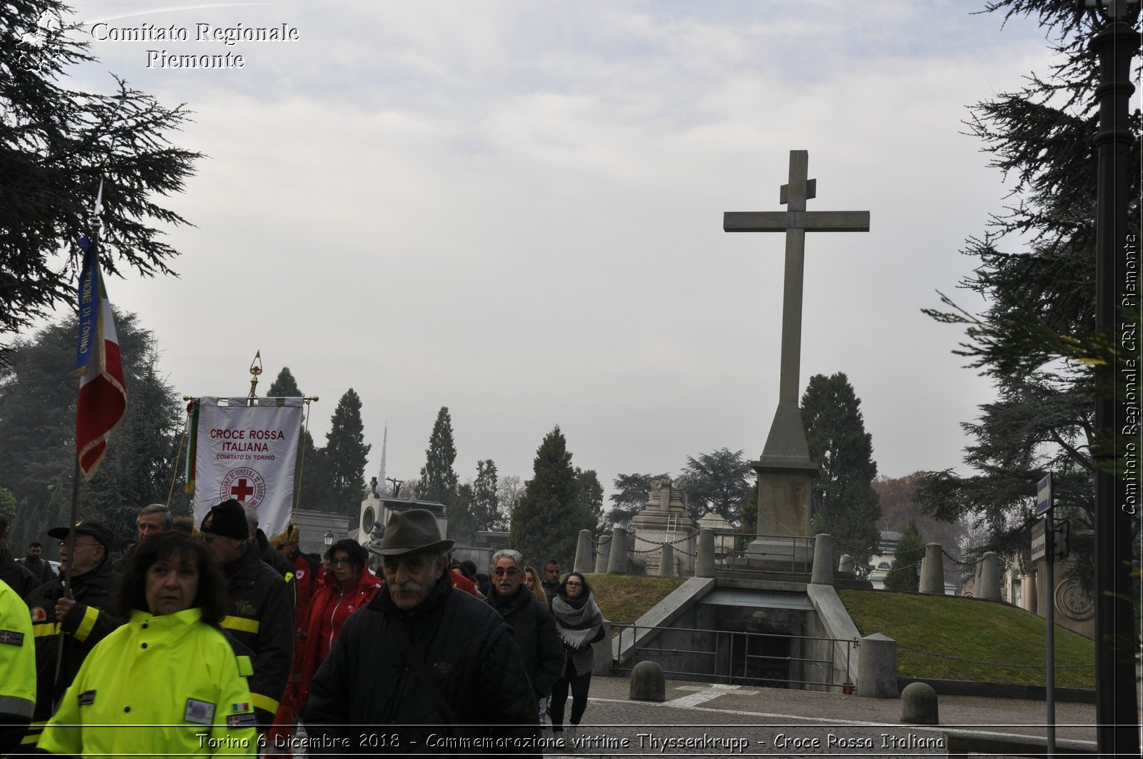 Torino 6 Dicembre 2018 - Commemorazione vittime Thyssenkrupp - Croce Rossa Italiana- Comitato Regionale del Piemonte