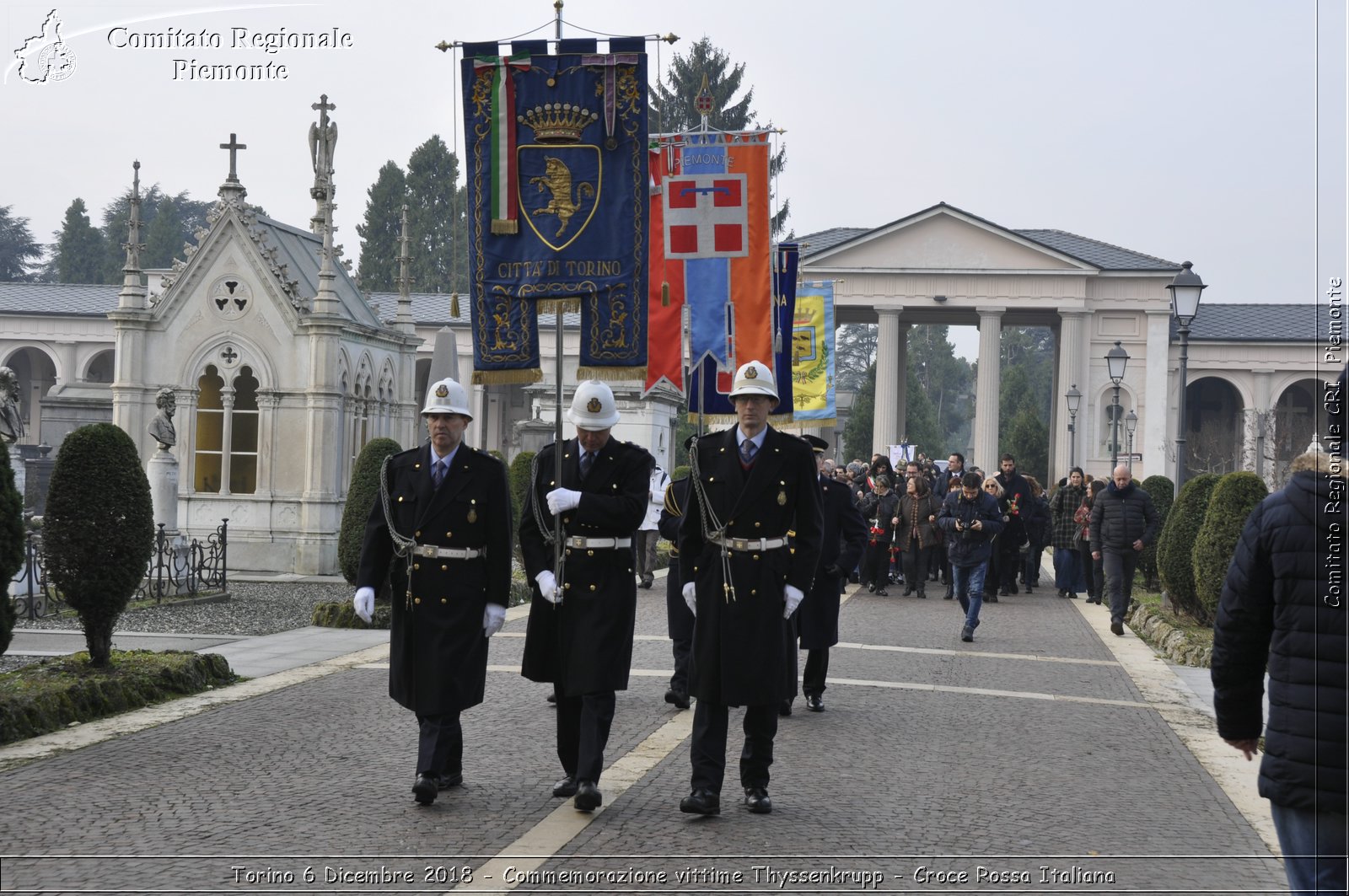 Torino 6 Dicembre 2018 - Commemorazione vittime Thyssenkrupp - Croce Rossa Italiana- Comitato Regionale del Piemonte