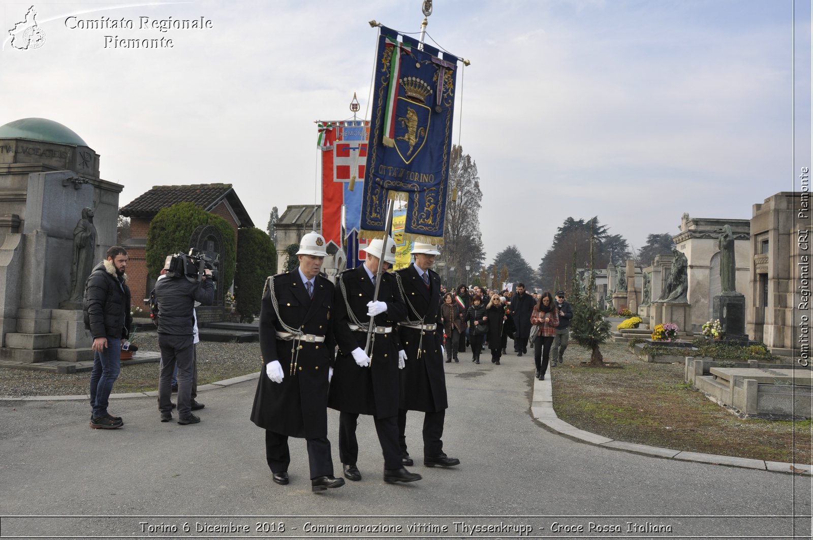 Torino 6 Dicembre 2018 - Commemorazione vittime Thyssenkrupp - Croce Rossa Italiana- Comitato Regionale del Piemonte