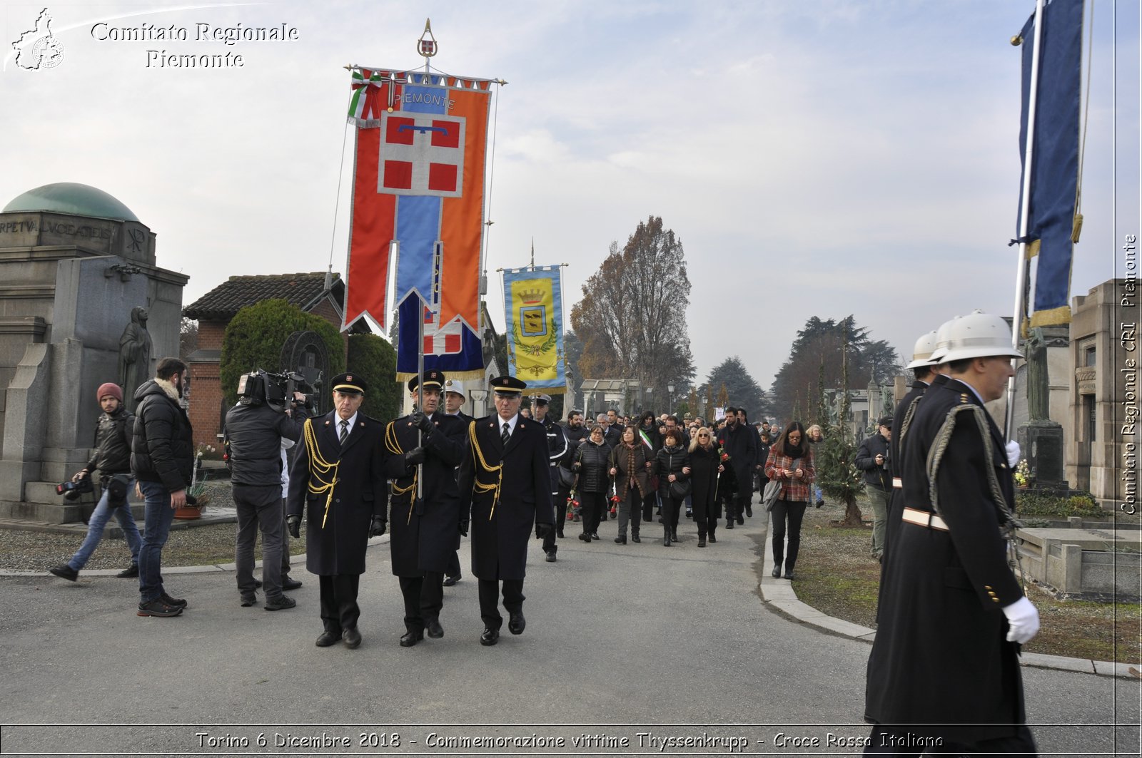 Torino 6 Dicembre 2018 - Commemorazione vittime Thyssenkrupp - Croce Rossa Italiana- Comitato Regionale del Piemonte