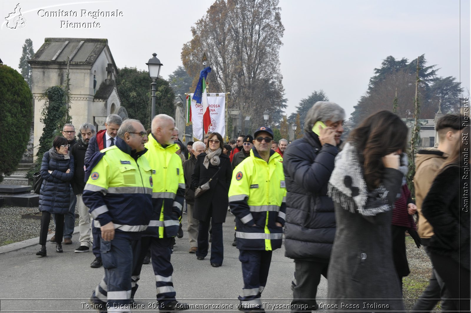 Torino 6 Dicembre 2018 - Commemorazione vittime Thyssenkrupp - Croce Rossa Italiana- Comitato Regionale del Piemonte