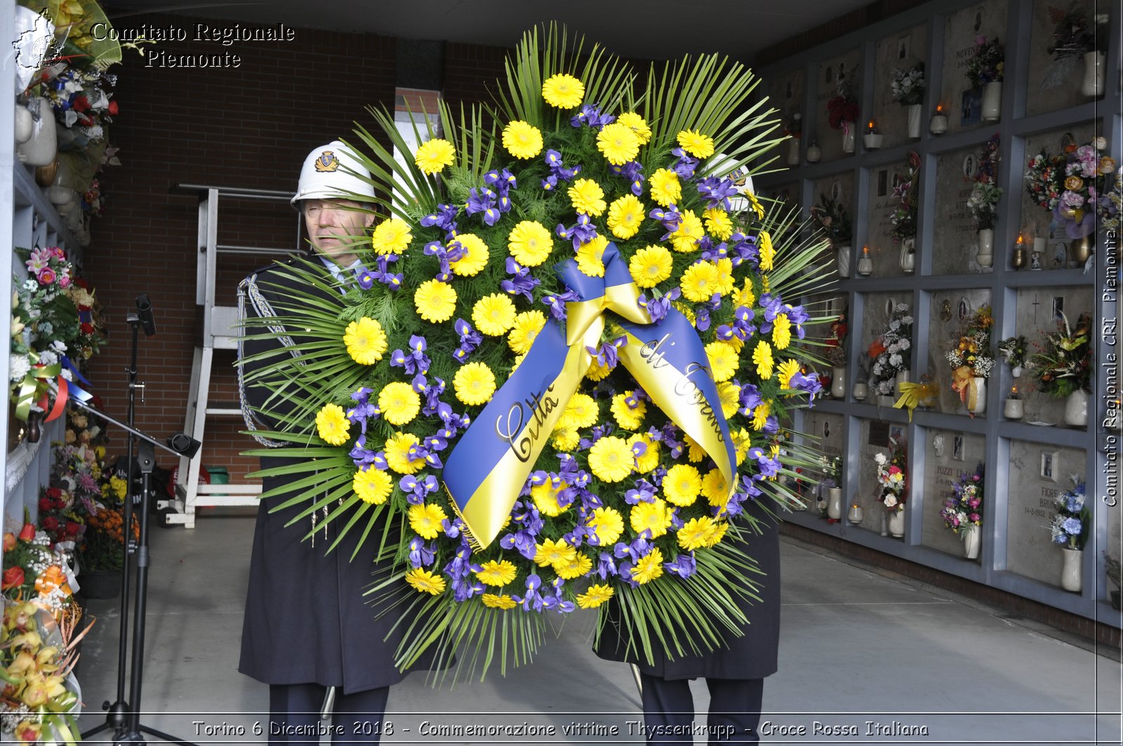 Torino 6 Dicembre 2018 - Commemorazione vittime Thyssenkrupp - Croce Rossa Italiana- Comitato Regionale del Piemonte