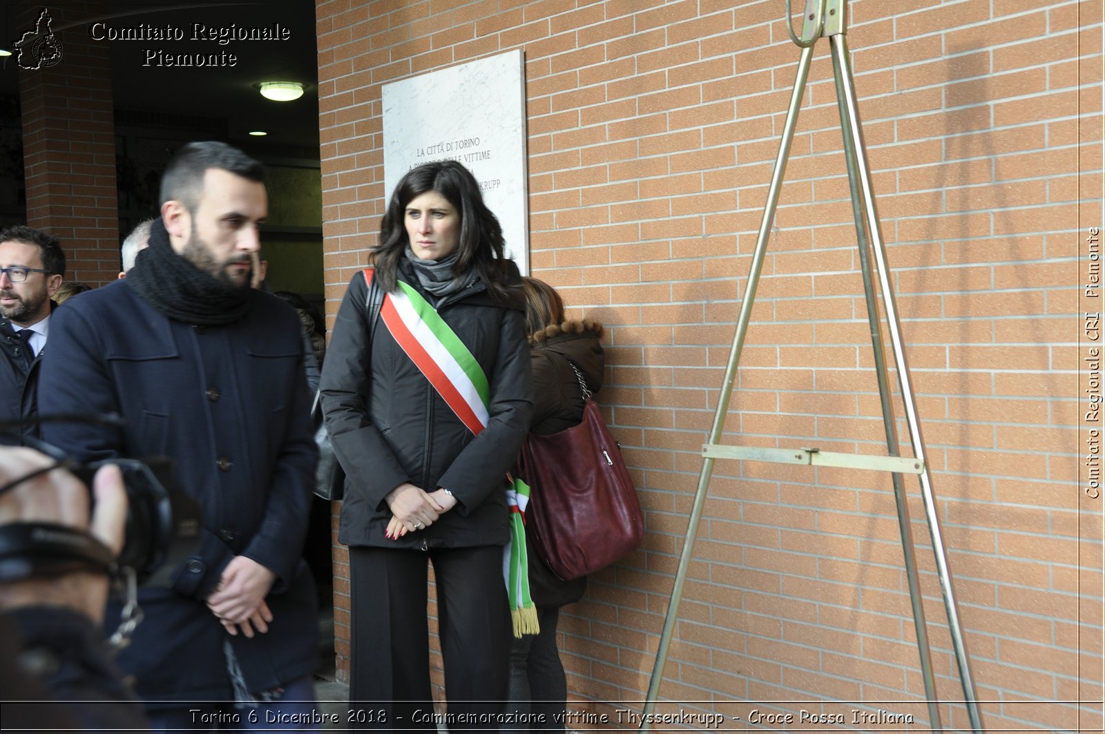 Torino 6 Dicembre 2018 - Commemorazione vittime Thyssenkrupp - Croce Rossa Italiana- Comitato Regionale del Piemonte