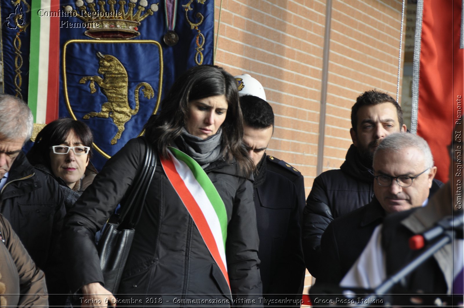 Torino 6 Dicembre 2018 - Commemorazione vittime Thyssenkrupp - Croce Rossa Italiana- Comitato Regionale del Piemonte