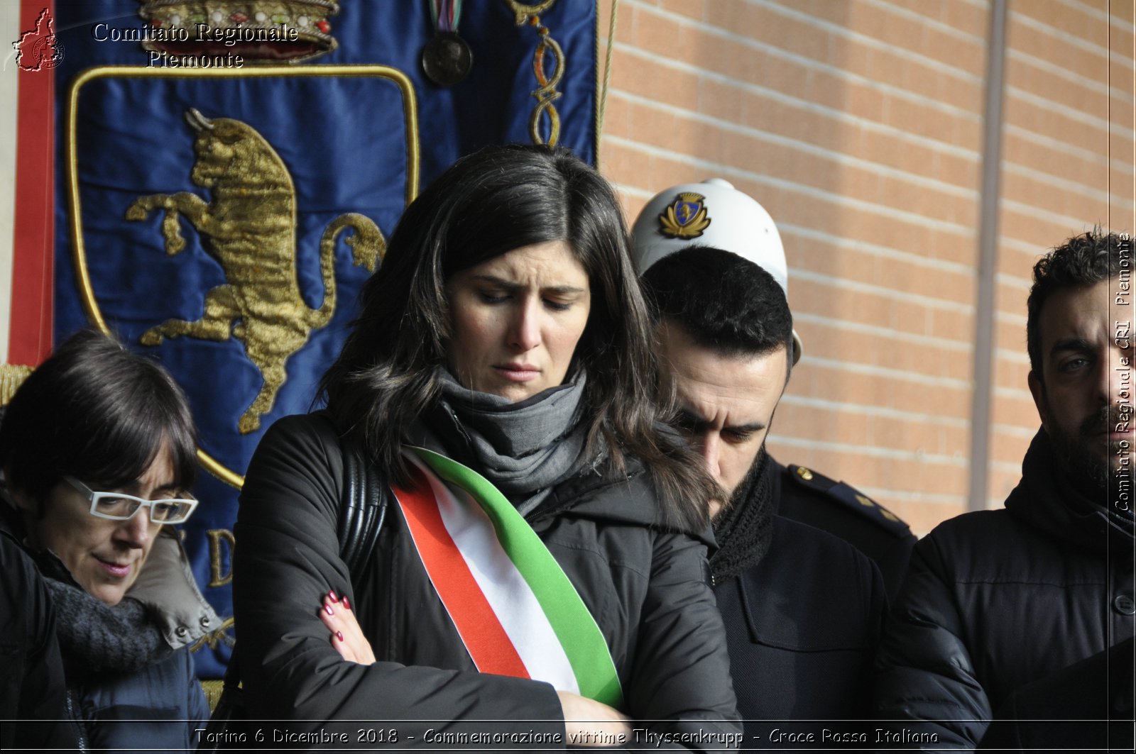 Torino 6 Dicembre 2018 - Commemorazione vittime Thyssenkrupp - Croce Rossa Italiana- Comitato Regionale del Piemonte