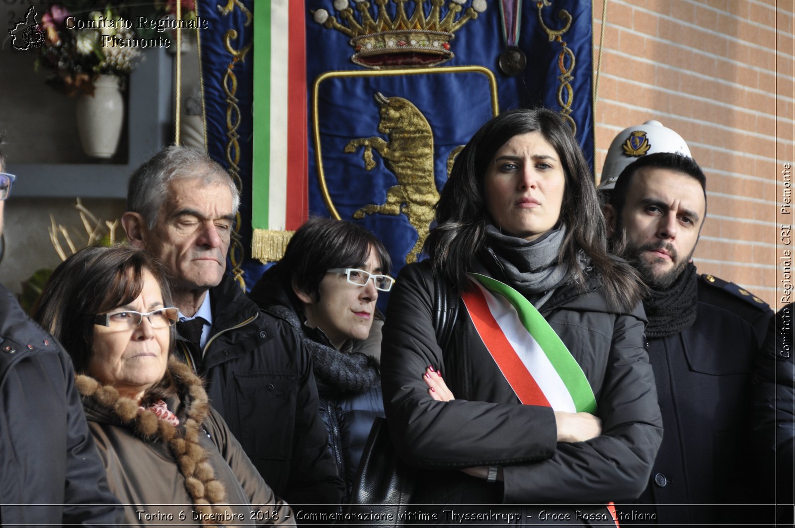 Torino 6 Dicembre 2018 - Commemorazione vittime Thyssenkrupp - Croce Rossa Italiana- Comitato Regionale del Piemonte