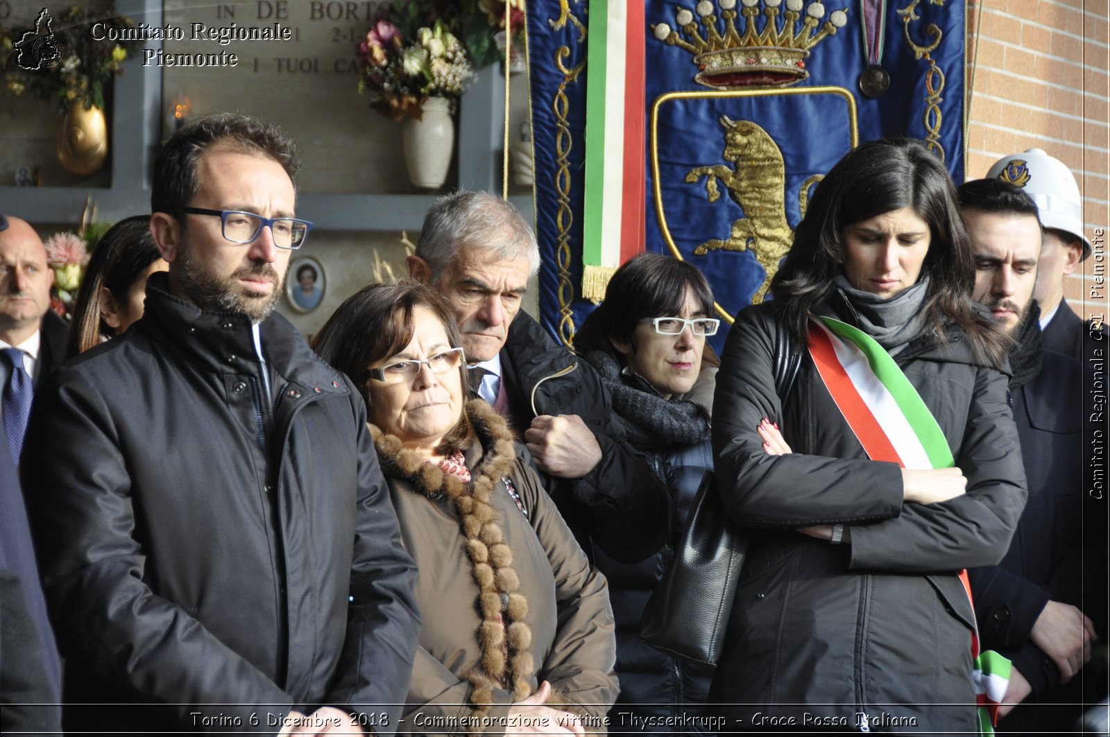 Torino 6 Dicembre 2018 - Commemorazione vittime Thyssenkrupp - Croce Rossa Italiana- Comitato Regionale del Piemonte