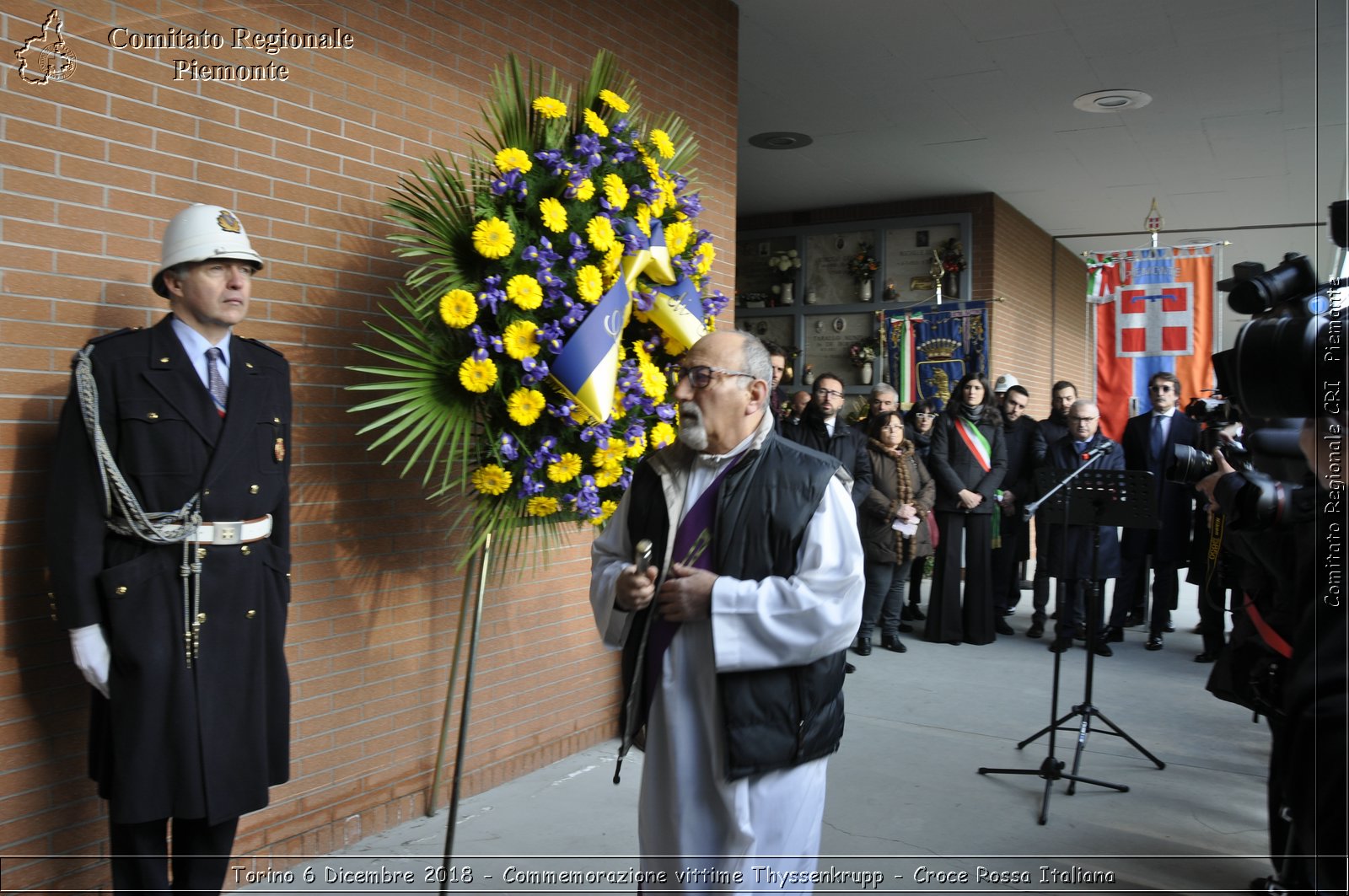 Torino 6 Dicembre 2018 - Commemorazione vittime Thyssenkrupp - Croce Rossa Italiana- Comitato Regionale del Piemonte