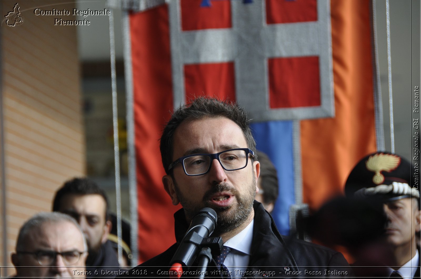 Torino 6 Dicembre 2018 - Commemorazione vittime Thyssenkrupp - Croce Rossa Italiana- Comitato Regionale del Piemonte