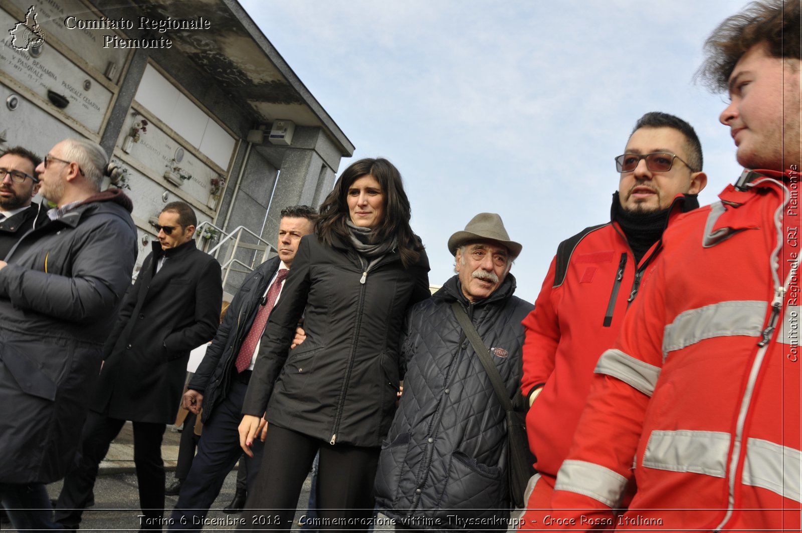 Torino 6 Dicembre 2018 - Commemorazione vittime Thyssenkrupp - Croce Rossa Italiana- Comitato Regionale del Piemonte