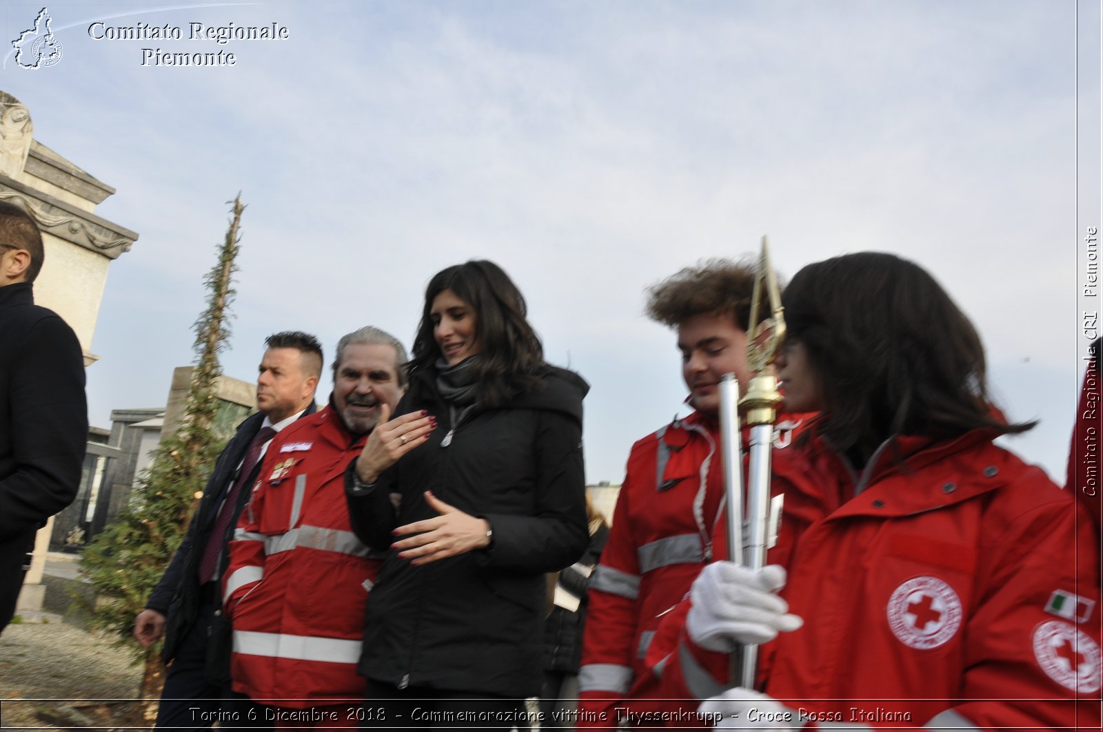 Torino 6 Dicembre 2018 - Commemorazione vittime Thyssenkrupp - Croce Rossa Italiana- Comitato Regionale del Piemonte