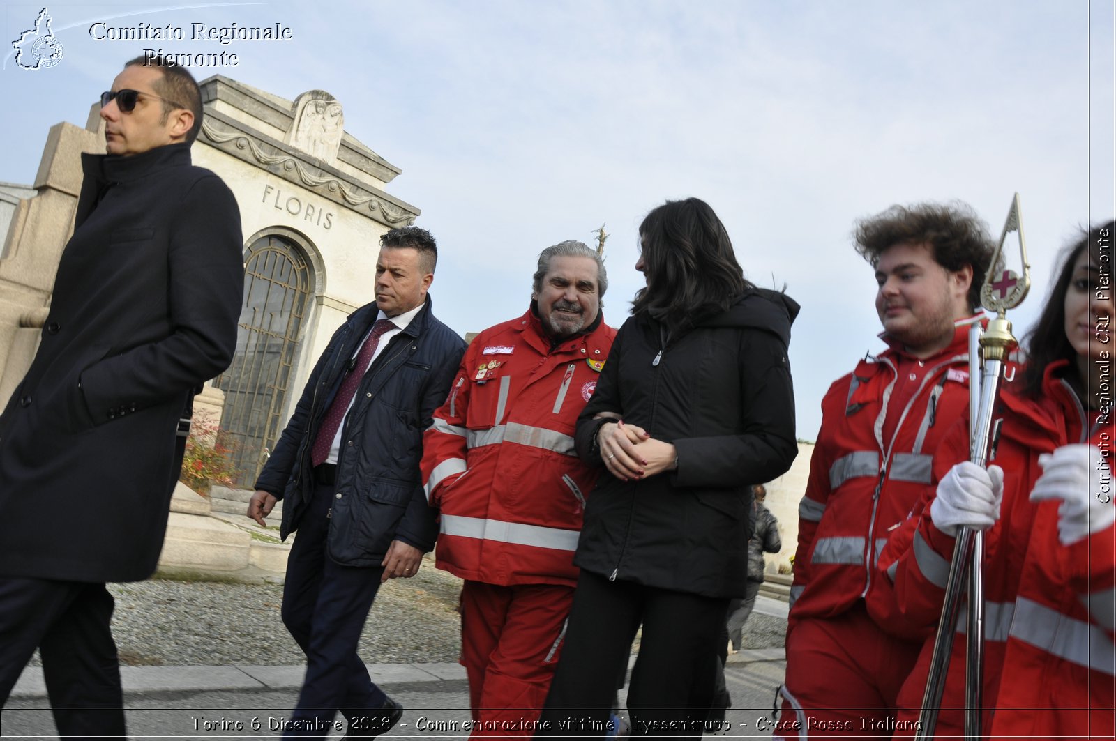 Torino 6 Dicembre 2018 - Commemorazione vittime Thyssenkrupp - Croce Rossa Italiana- Comitato Regionale del Piemonte