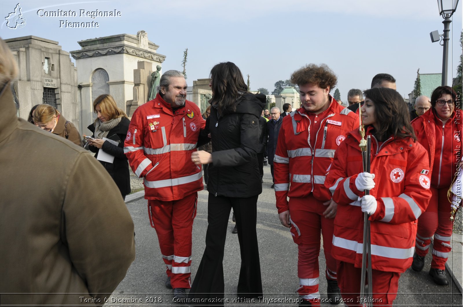 Torino 6 Dicembre 2018 - Commemorazione vittime Thyssenkrupp - Croce Rossa Italiana- Comitato Regionale del Piemonte