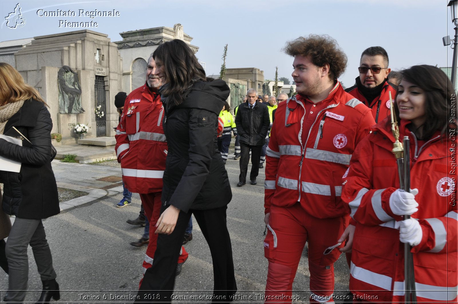 Torino 6 Dicembre 2018 - Commemorazione vittime Thyssenkrupp - Croce Rossa Italiana- Comitato Regionale del Piemonte