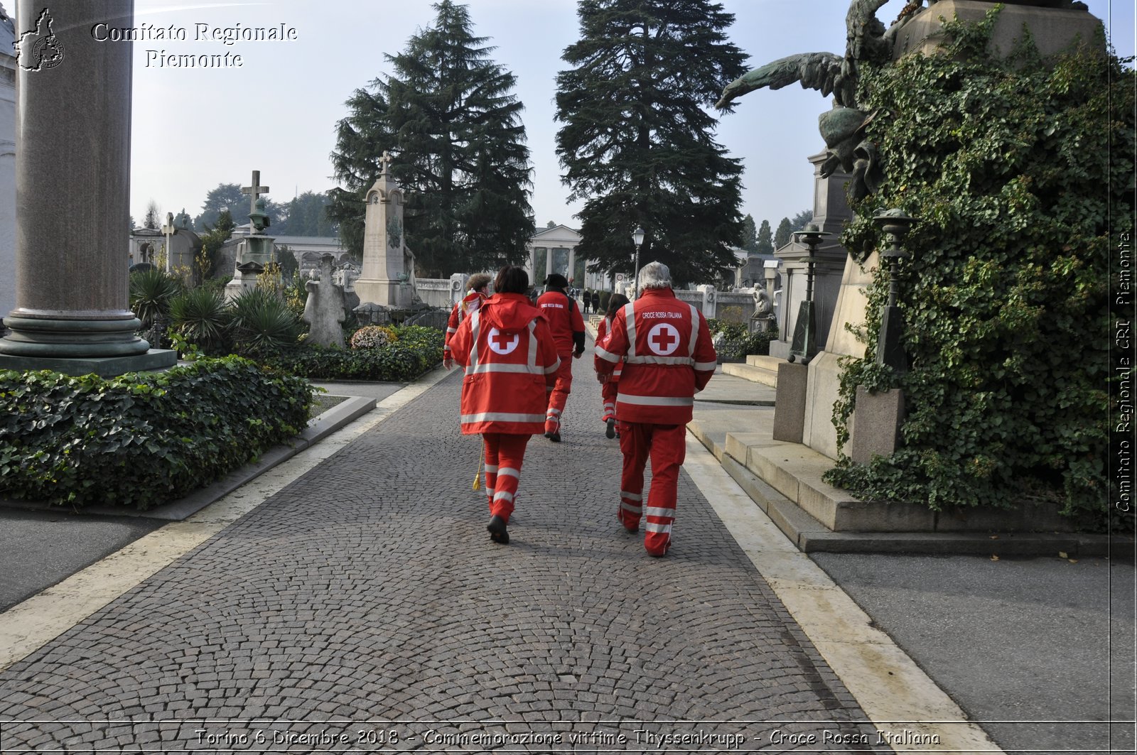 Torino 6 Dicembre 2018 - Commemorazione vittime Thyssenkrupp - Croce Rossa Italiana- Comitato Regionale del Piemonte