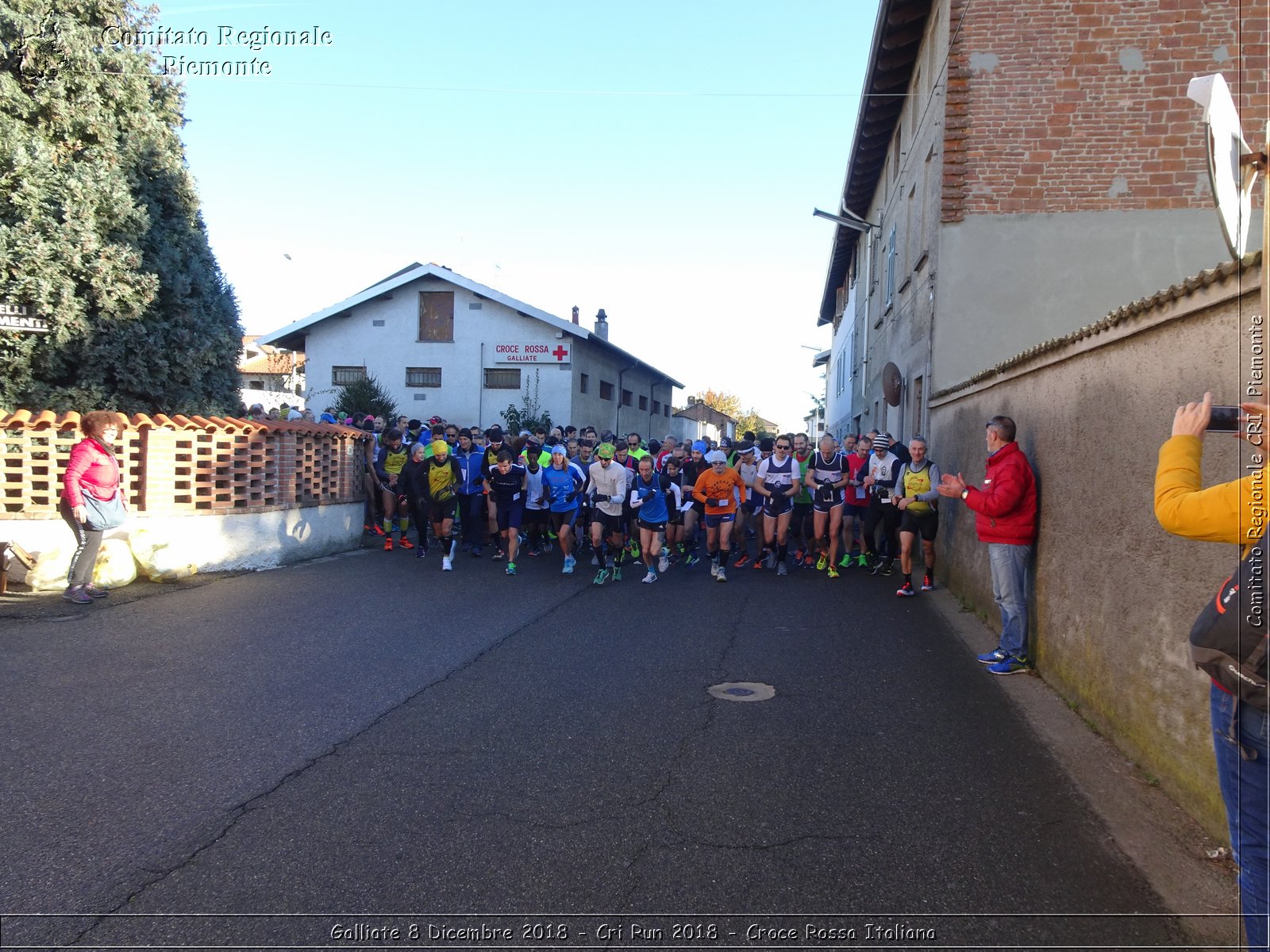 Galliate 8 Dicembre 2018 - Cri Run 2018 - Croce Rossa Italiana- Comitato Regionale del Piemonte