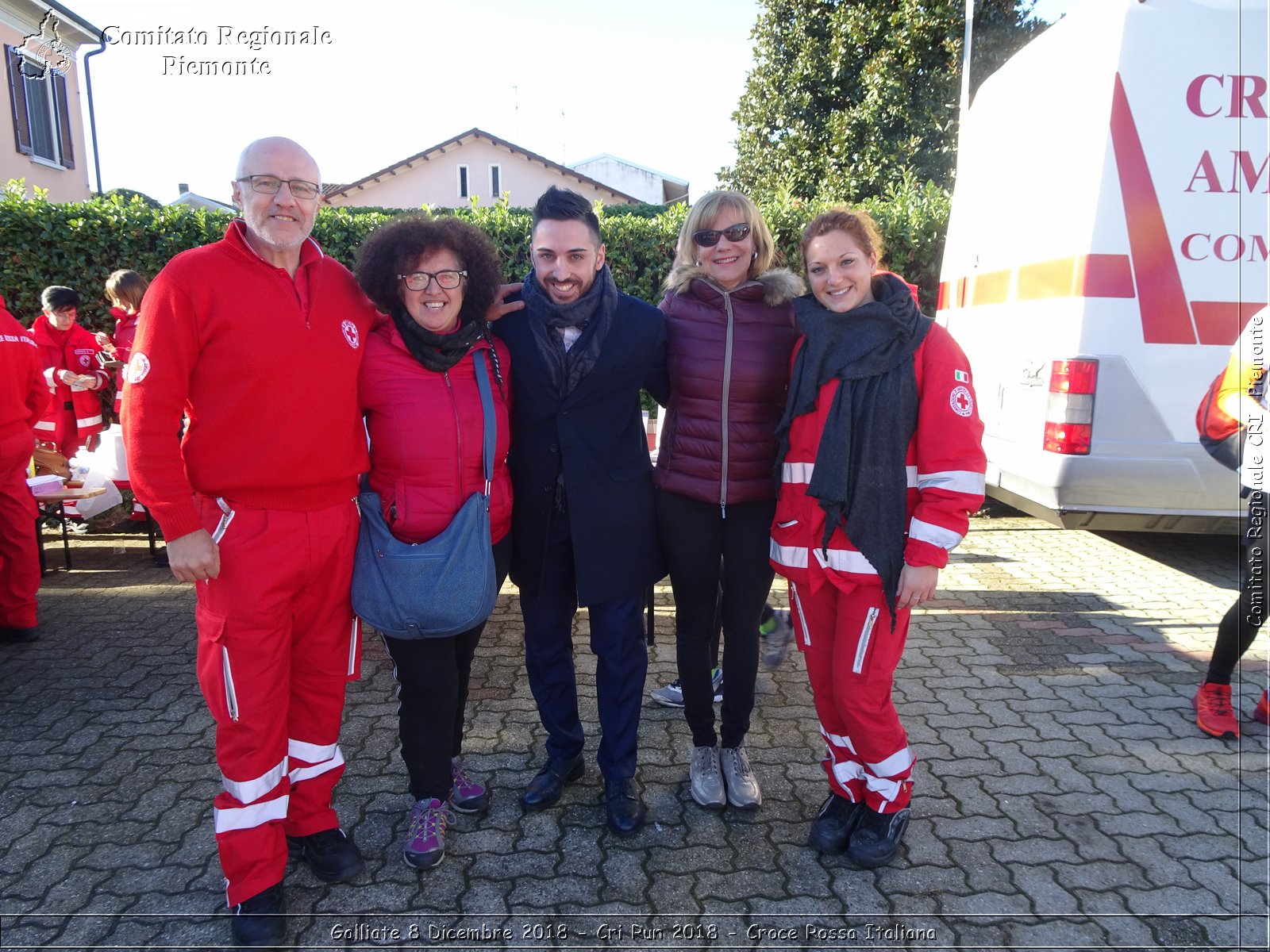 Galliate 8 Dicembre 2018 - Cri Run 2018 - Croce Rossa Italiana- Comitato Regionale del Piemonte