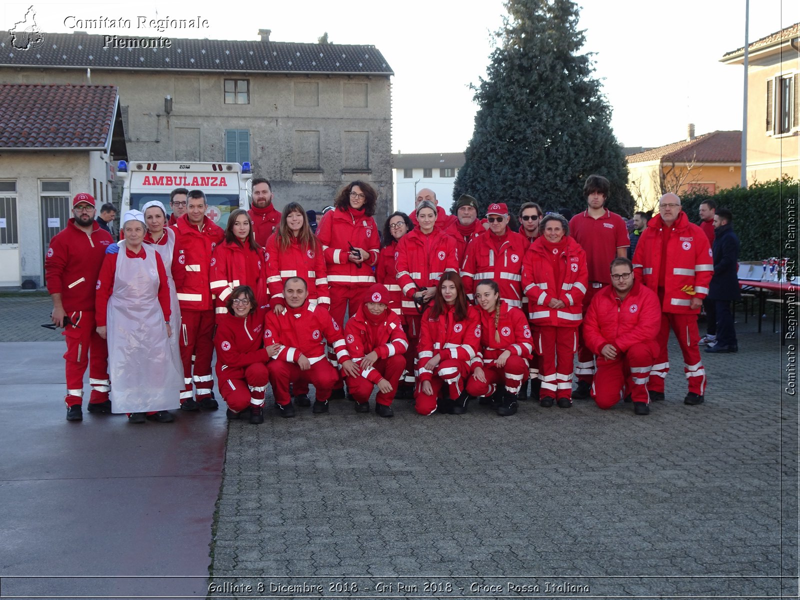 Galliate 8 Dicembre 2018 - Cri Run 2018 - Croce Rossa Italiana- Comitato Regionale del Piemonte