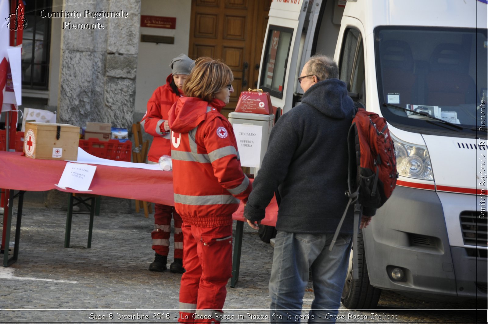 Torino 6 Dicembre 2018 - Commemorazione vittime Thyssenkrupp - Croce Rossa Italiana- Comitato Regionale del Piemonte