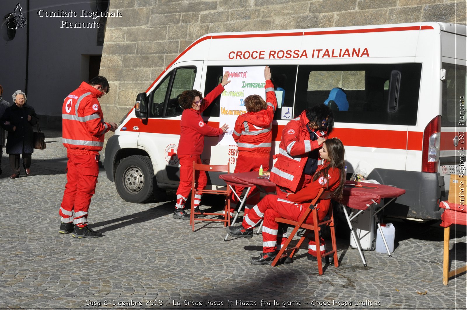 Torino 6 Dicembre 2018 - Commemorazione vittime Thyssenkrupp - Croce Rossa Italiana- Comitato Regionale del Piemonte