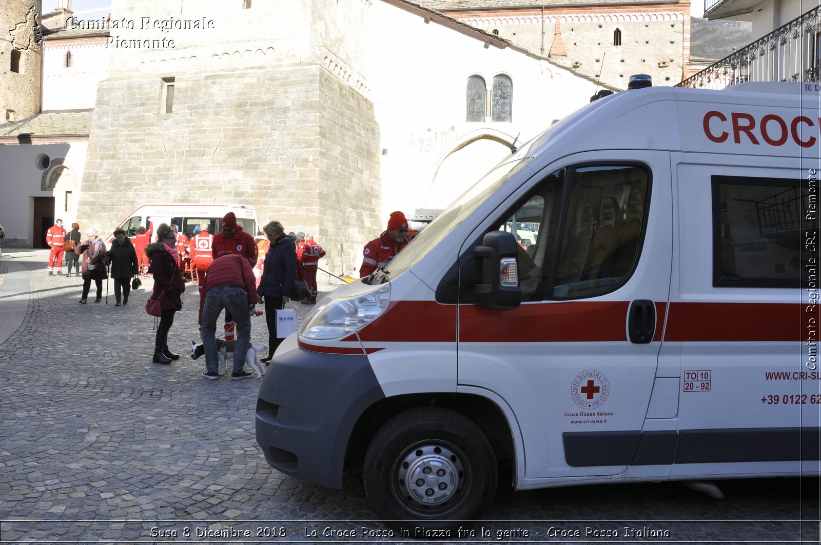 Torino 6 Dicembre 2018 - Commemorazione vittime Thyssenkrupp - Croce Rossa Italiana- Comitato Regionale del Piemonte