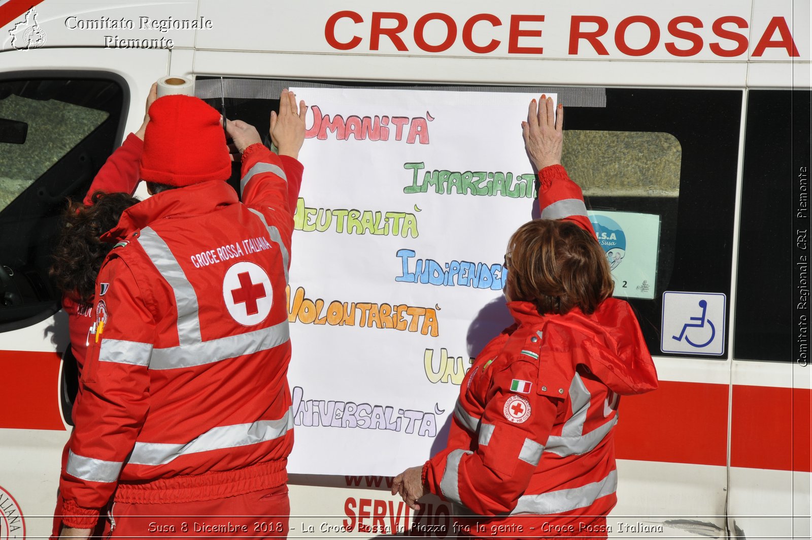 Torino 6 Dicembre 2018 - Commemorazione vittime Thyssenkrupp - Croce Rossa Italiana- Comitato Regionale del Piemonte