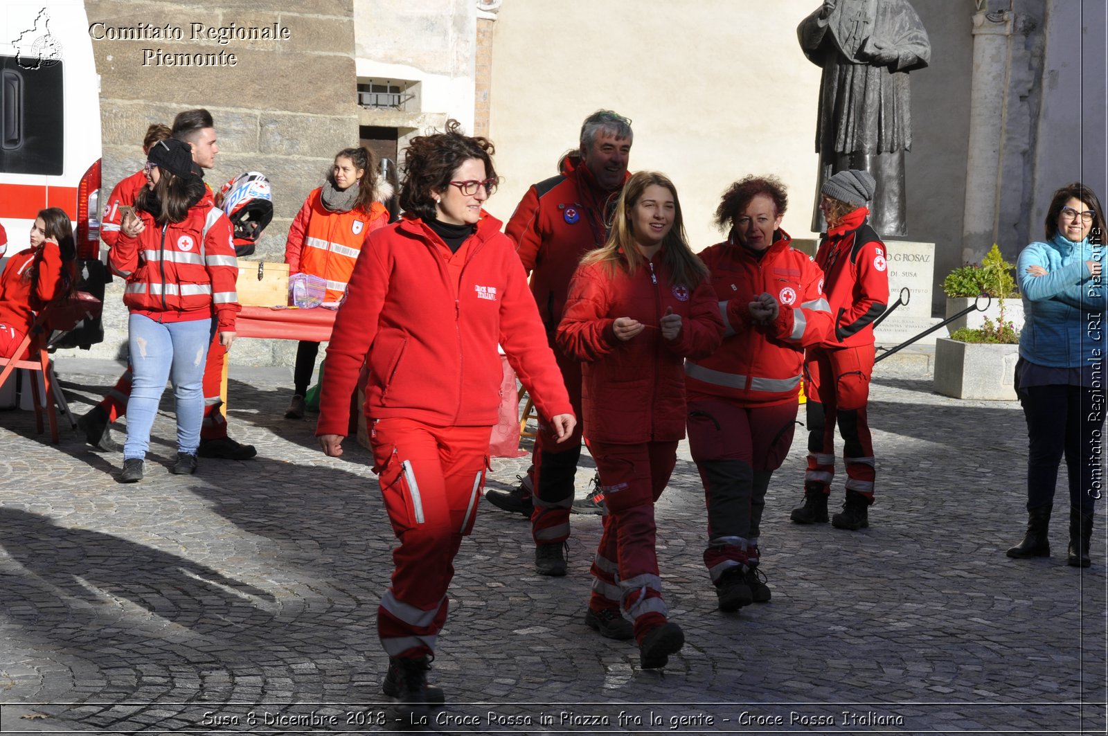 Torino 6 Dicembre 2018 - Commemorazione vittime Thyssenkrupp - Croce Rossa Italiana- Comitato Regionale del Piemonte