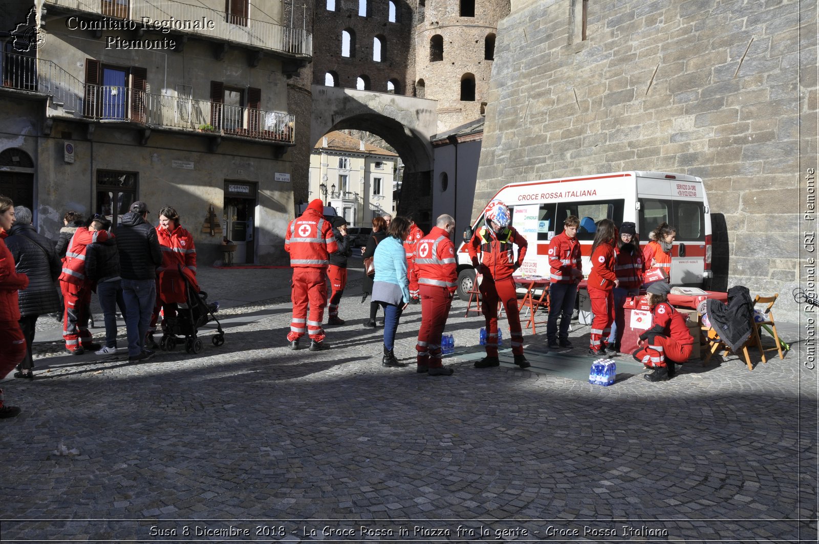 Torino 6 Dicembre 2018 - Commemorazione vittime Thyssenkrupp - Croce Rossa Italiana- Comitato Regionale del Piemonte