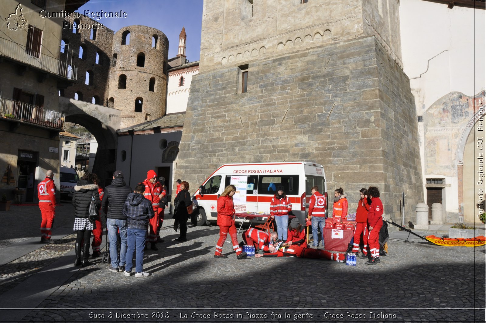 Torino 6 Dicembre 2018 - Commemorazione vittime Thyssenkrupp - Croce Rossa Italiana- Comitato Regionale del Piemonte