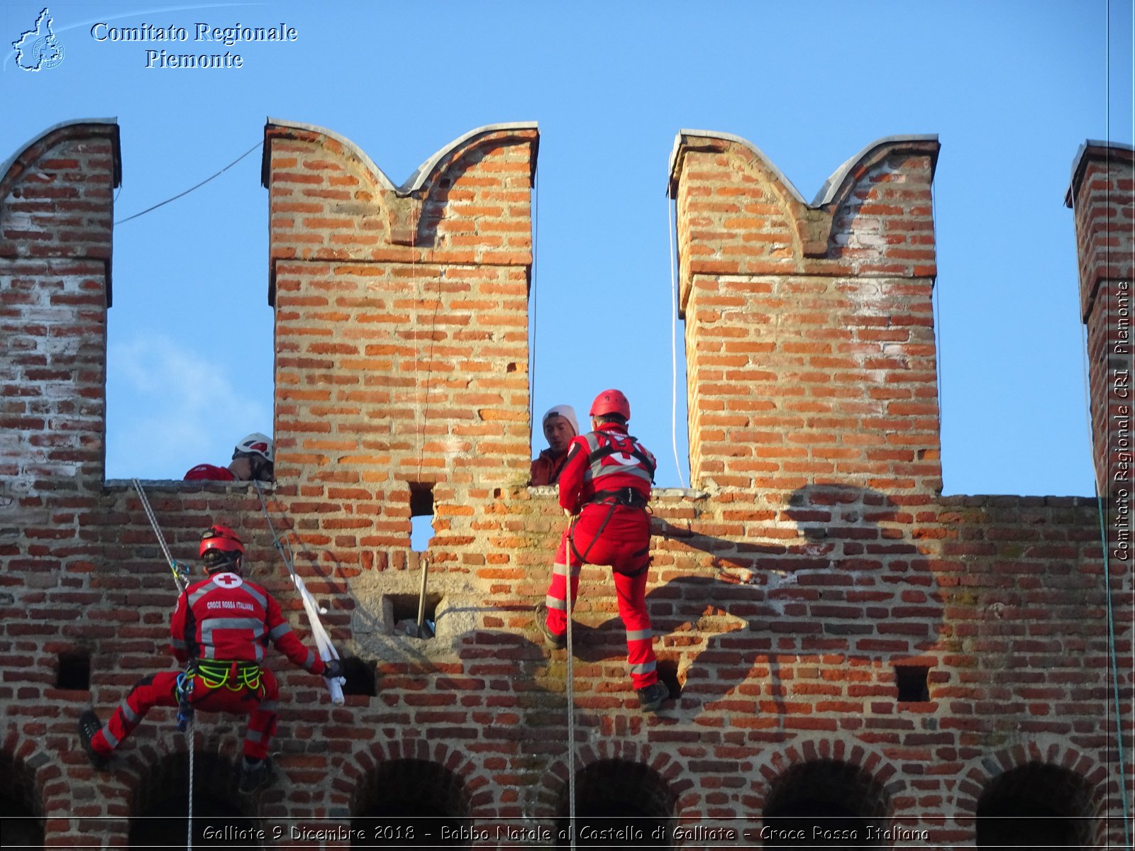 Galliate 9 Dicembre 2018 - Babbo Natale al Castello di Galliate - Croce Rossa Italiana- Comitato Regionale del Piemonte