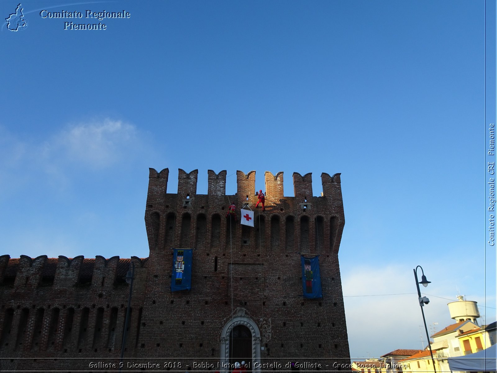 Galliate 9 Dicembre 2018 - Babbo Natale al Castello di Galliate - Croce Rossa Italiana- Comitato Regionale del Piemonte