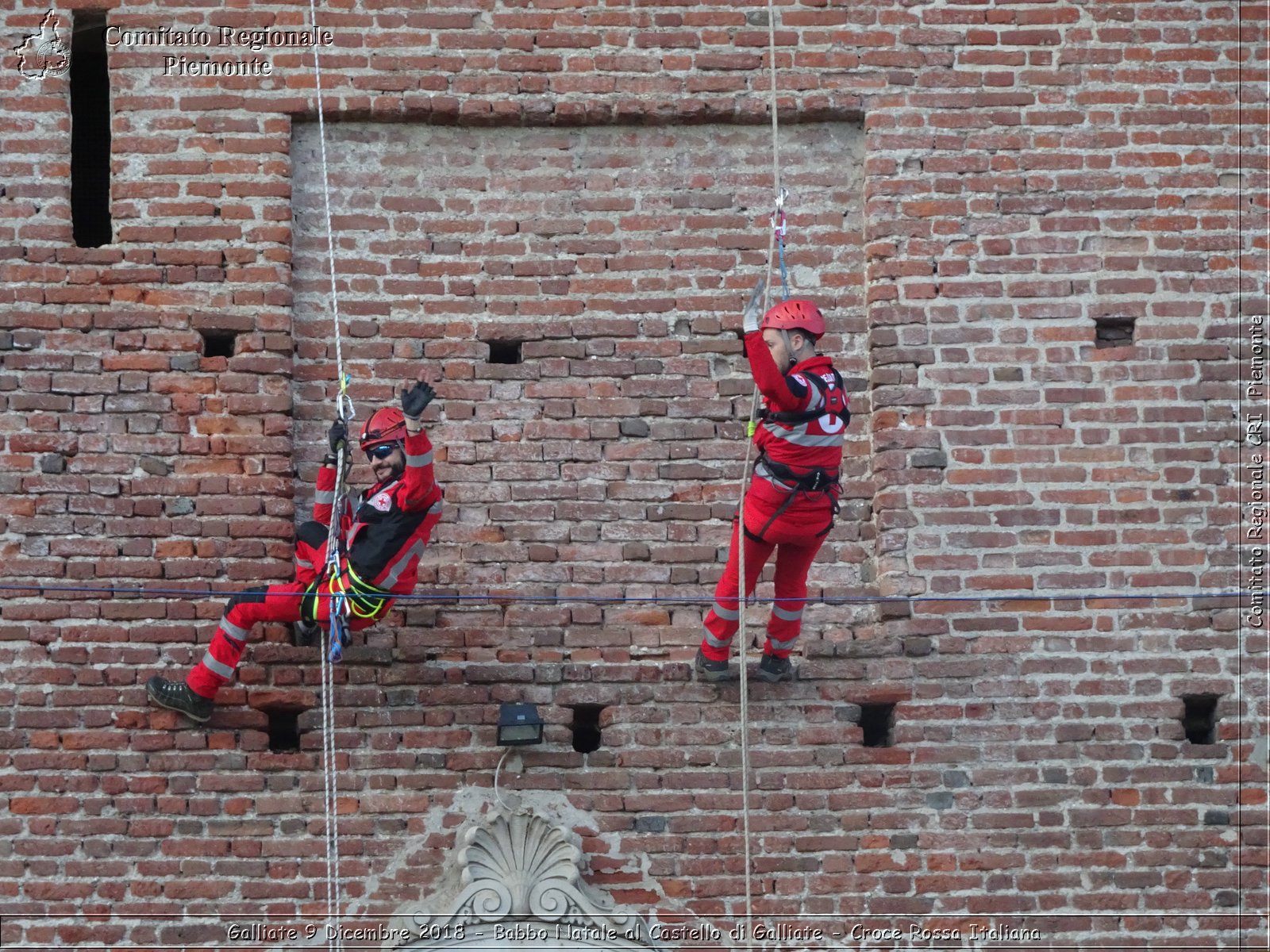 Galliate 9 Dicembre 2018 - Babbo Natale al Castello di Galliate - Croce Rossa Italiana- Comitato Regionale del Piemonte