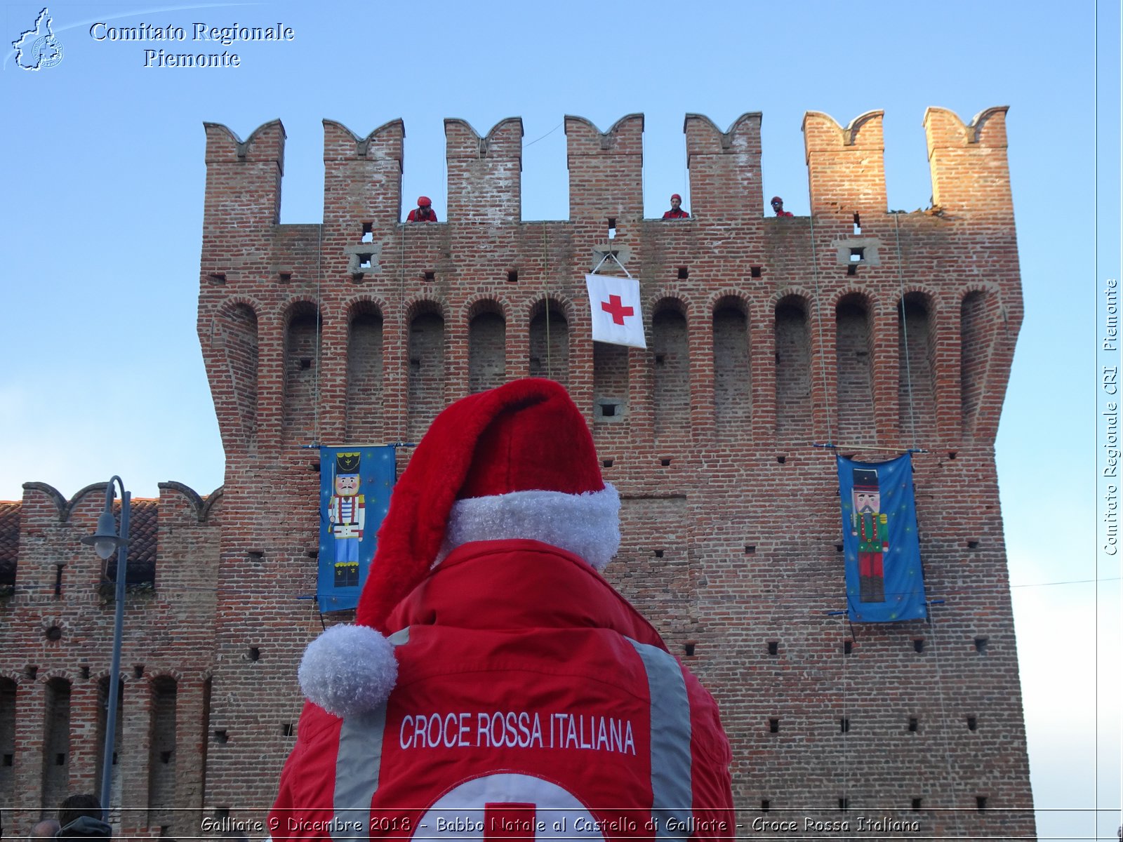 Galliate 9 Dicembre 2018 - Babbo Natale al Castello di Galliate - Croce Rossa Italiana- Comitato Regionale del Piemonte