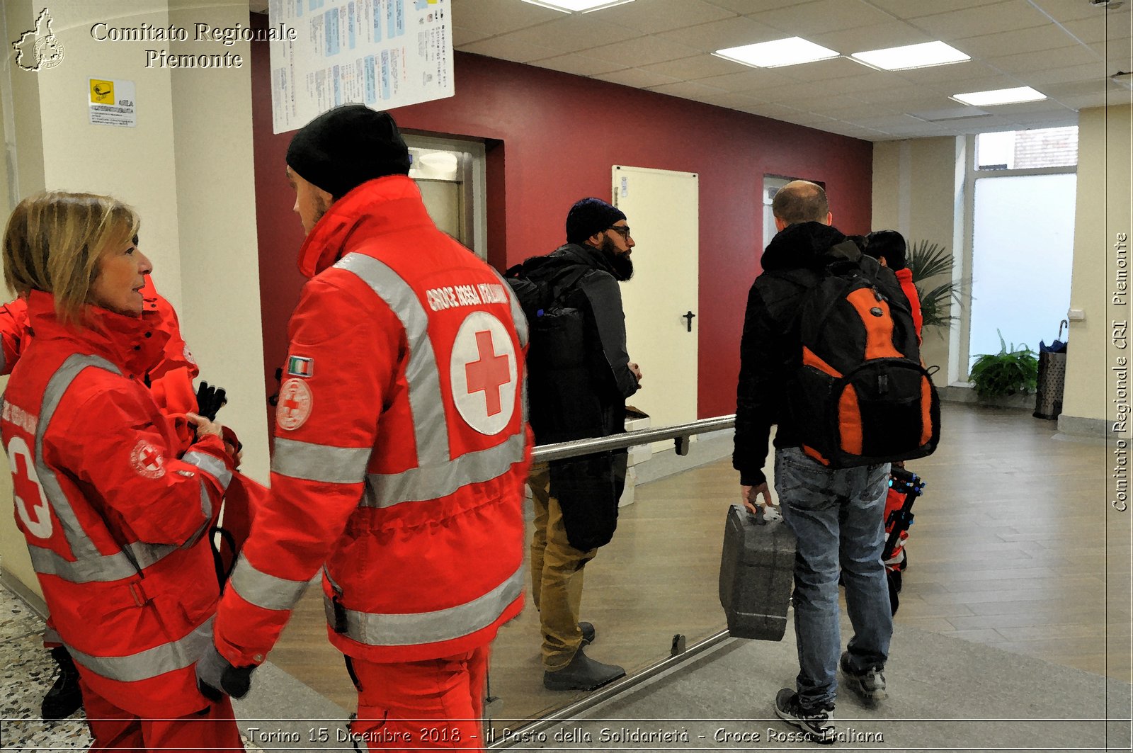 Torino 15 Dicembre 2018 - il Pasto della Solidariet - Croce Rossa Italiana- Comitato Regionale del Piemonte