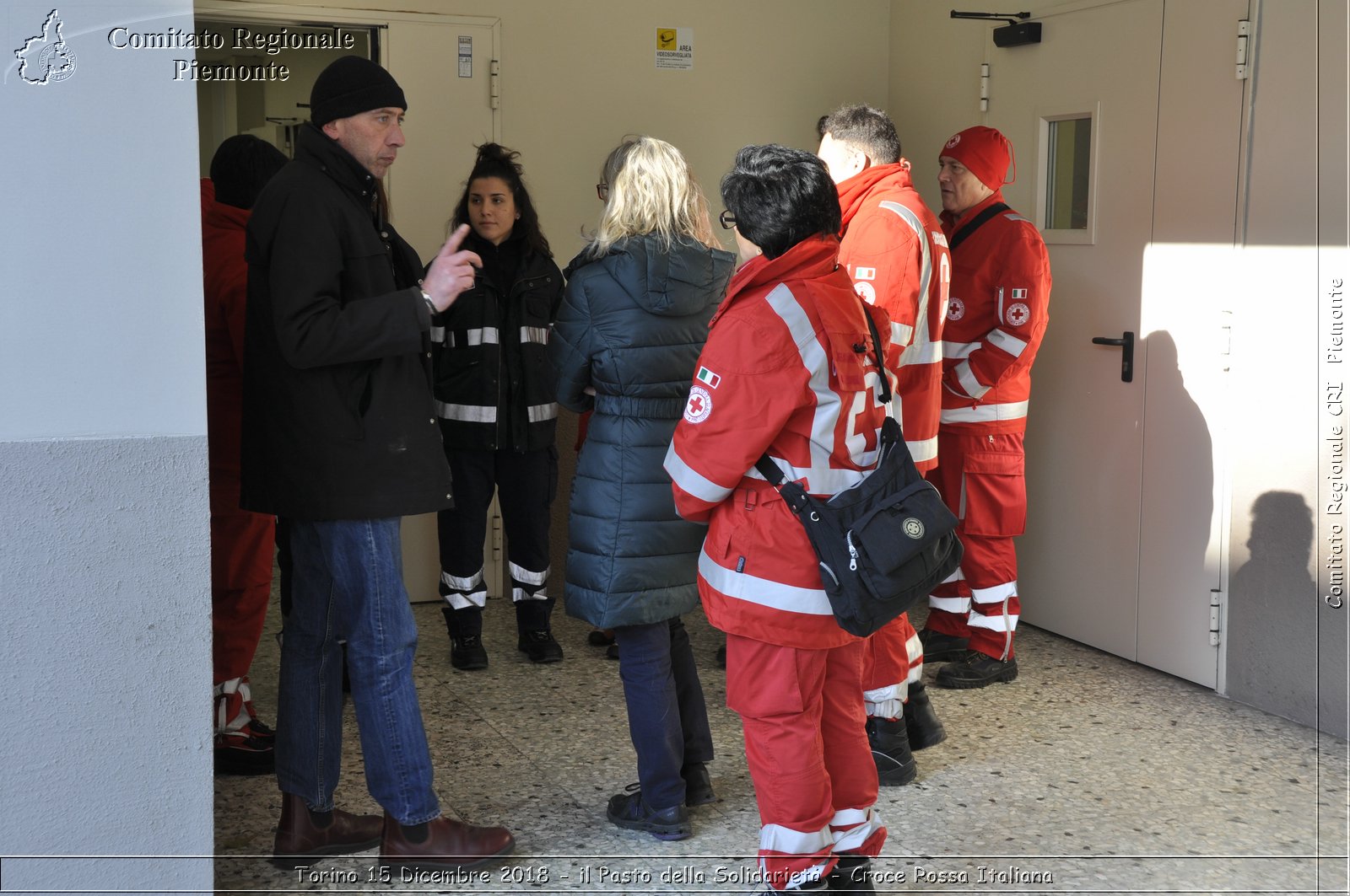 Torino 15 Dicembre 2018 - il Pasto della Solidariet - Croce Rossa Italiana- Comitato Regionale del Piemonte