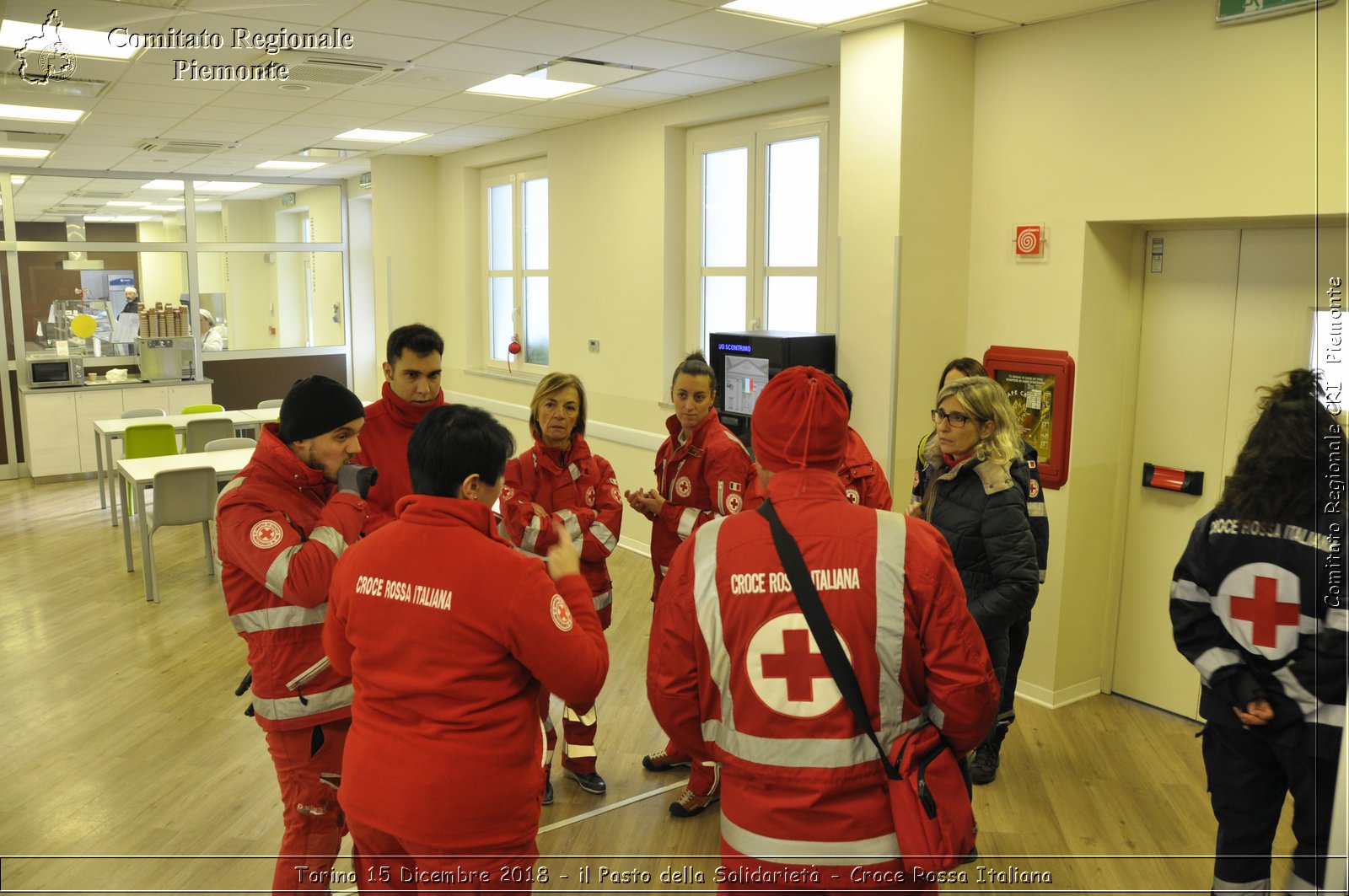 Torino 15 Dicembre 2018 - il Pasto della Solidariet - Croce Rossa Italiana- Comitato Regionale del Piemonte