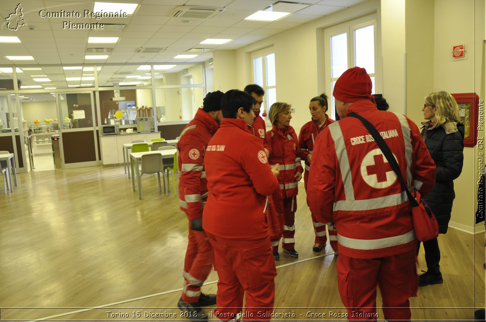 Torino 15 Dicembre 2018 - il Pasto della Solidariet - Croce Rossa Italiana- Comitato Regionale del Piemonte