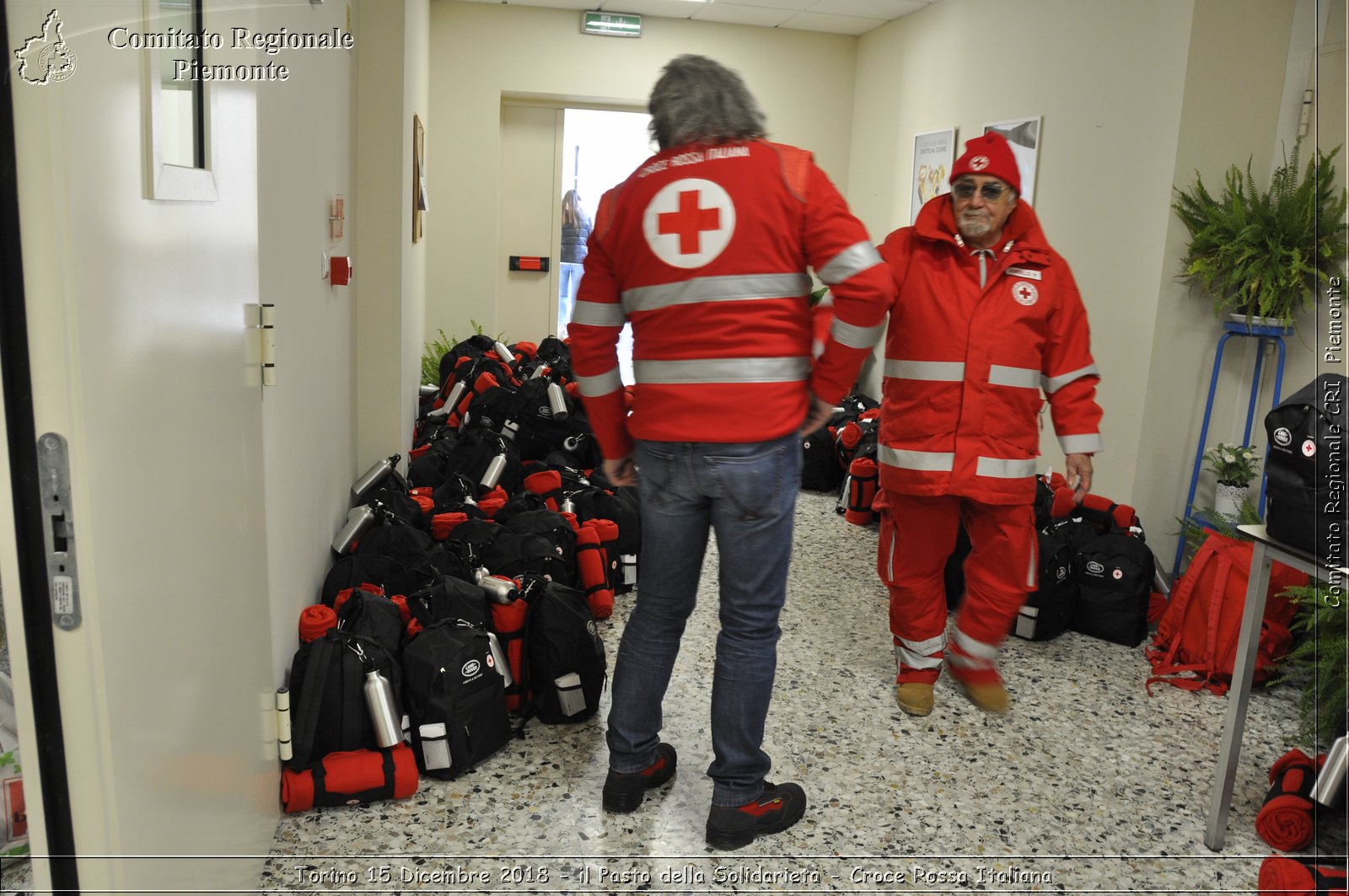 Torino 15 Dicembre 2018 - il Pasto della Solidariet - Croce Rossa Italiana- Comitato Regionale del Piemonte