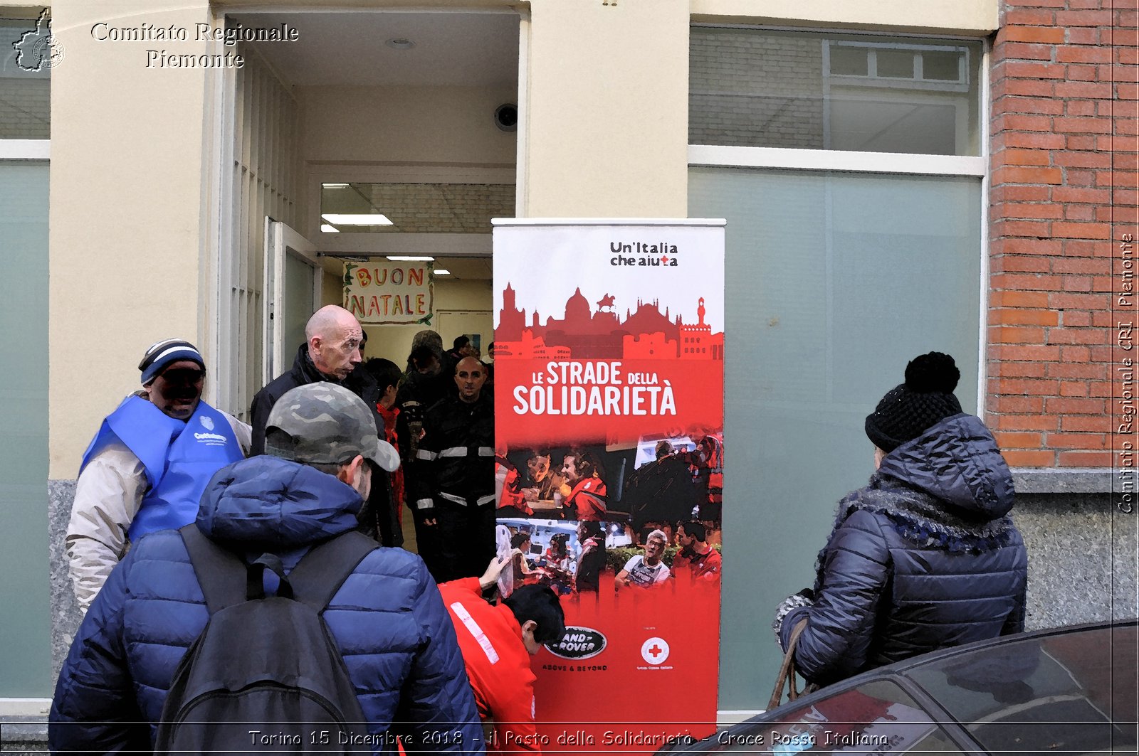 Torino 15 Dicembre 2018 - il Pasto della Solidariet - Croce Rossa Italiana- Comitato Regionale del Piemonte