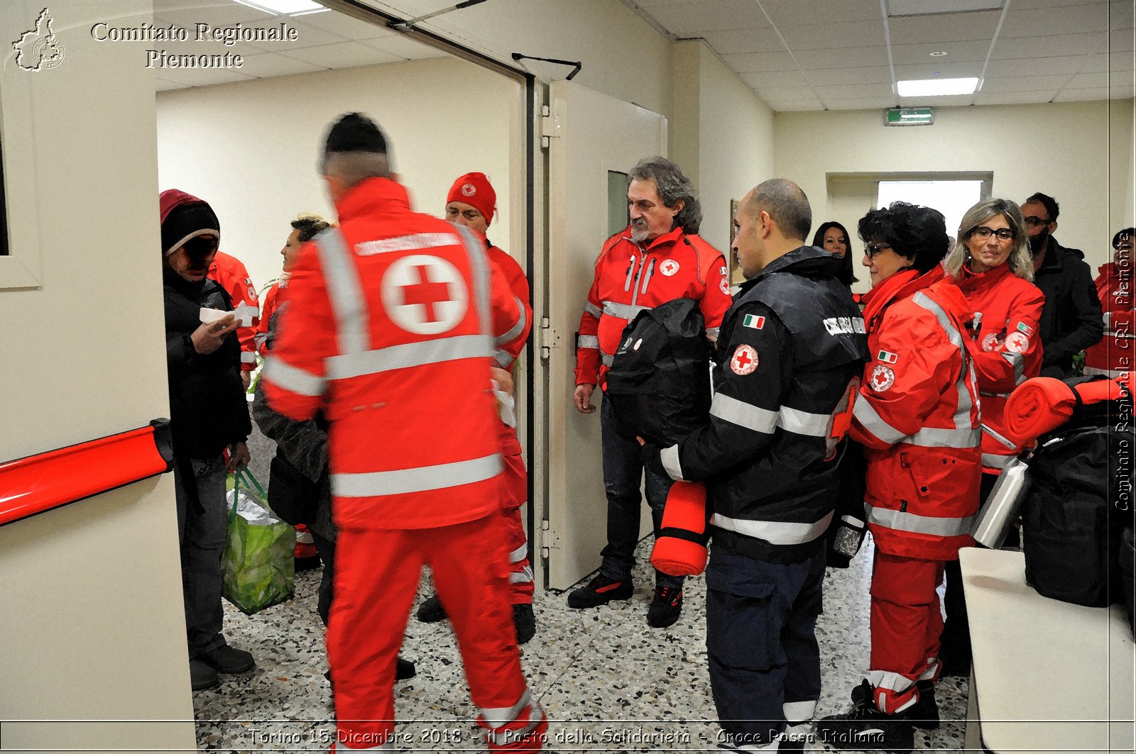 Torino 15 Dicembre 2018 - il Pasto della Solidariet - Croce Rossa Italiana- Comitato Regionale del Piemonte