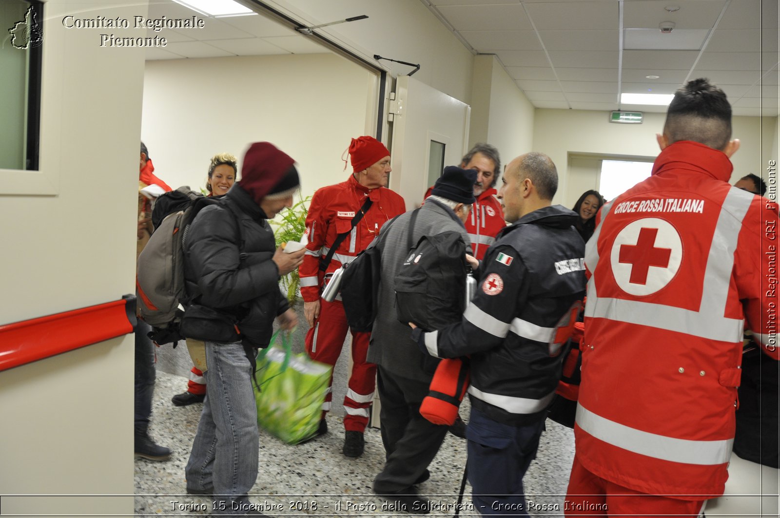 Torino 15 Dicembre 2018 - il Pasto della Solidariet - Croce Rossa Italiana- Comitato Regionale del Piemonte