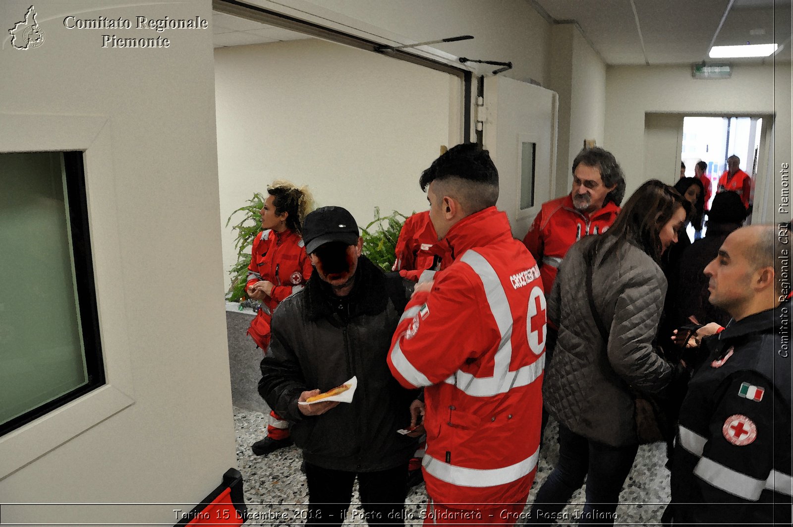 Torino 15 Dicembre 2018 - il Pasto della Solidariet - Croce Rossa Italiana- Comitato Regionale del Piemonte