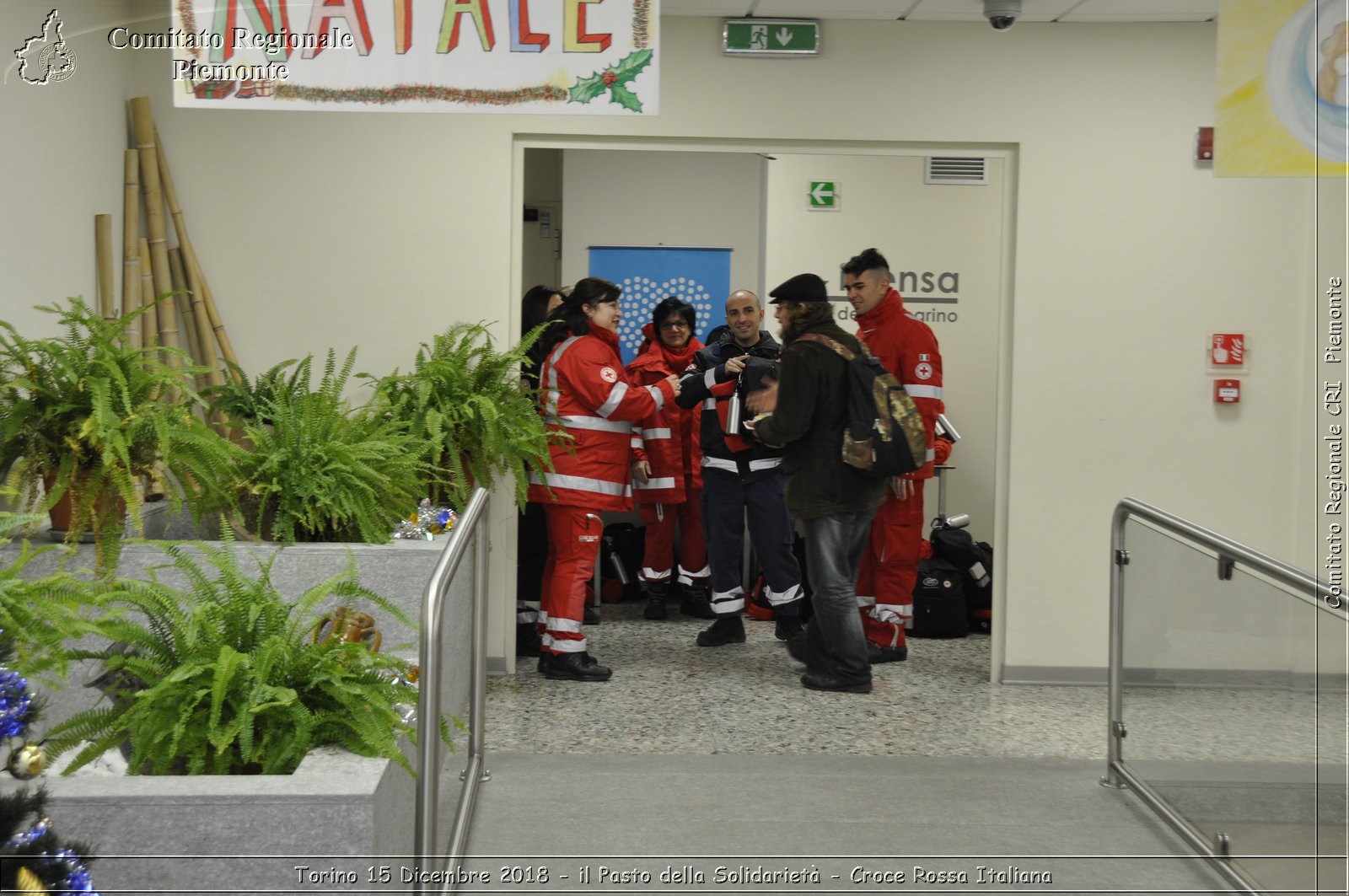 Torino 15 Dicembre 2018 - il Pasto della Solidariet - Croce Rossa Italiana- Comitato Regionale del Piemonte