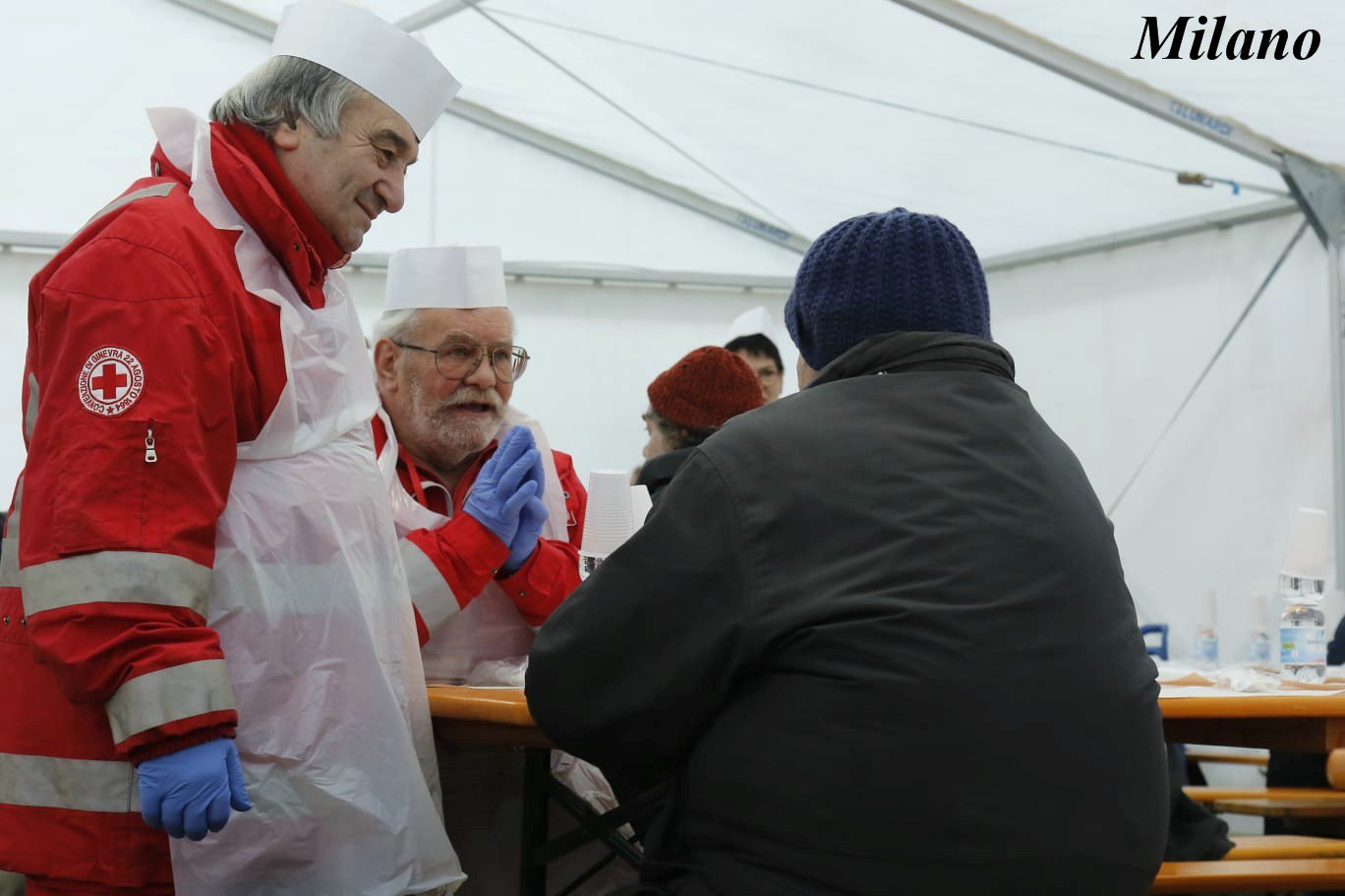 Torino 15 Dicembre 2018 - il Pasto della Solidariet - Croce Rossa Italiana- Comitato Regionale del Piemonte